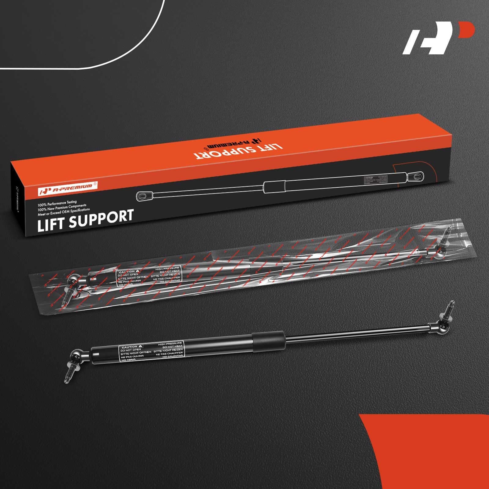 A-Premium Tailgate Rear Liftgate Lift Supports Shock Struts Compatible With Select Dodge Models - Durango 1998 1999 2000 2001 20