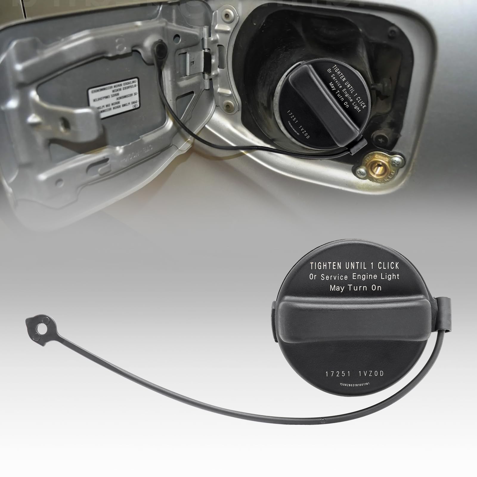 Gas Cap Fuel Cap Replaces 17251-3JA0A 2 pcs for Nissan 2011-2020 Frontier 2012-2020 Versa 2014-2019 Versa Note 2013-2018 Altima