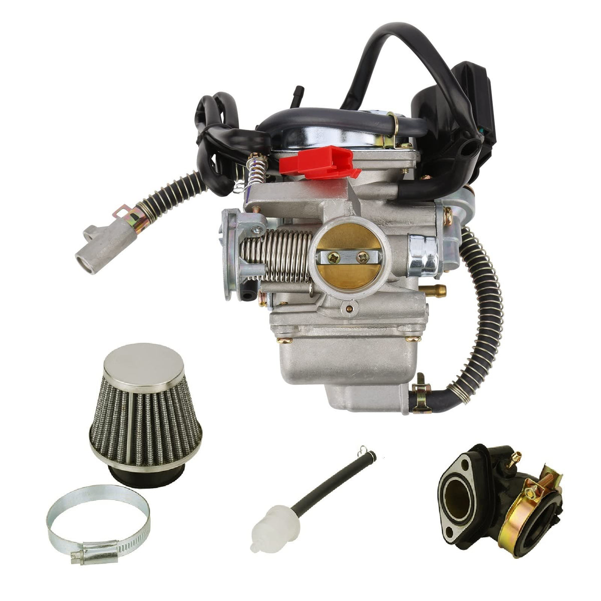 150Cc Carburetor For Gy6 4 Stroke Engine 125Cc 150Cc Go Karts Scooter Qmj/Qmi157 Qmj/Qmi152