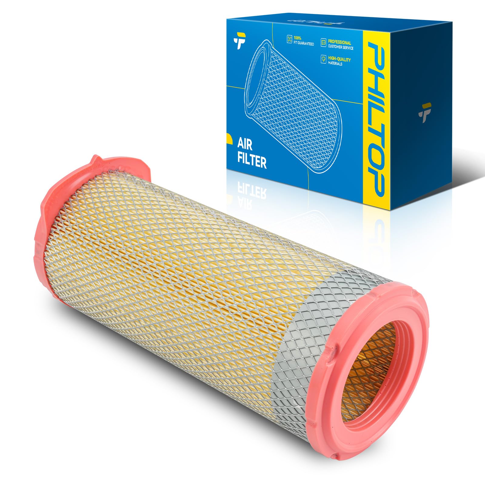 PHILTOP Engine air filter CA12153 Replacement for Chevrolet Express 2500, Express 3500, Express 4500 & GMC Savana 2500, Savana 3