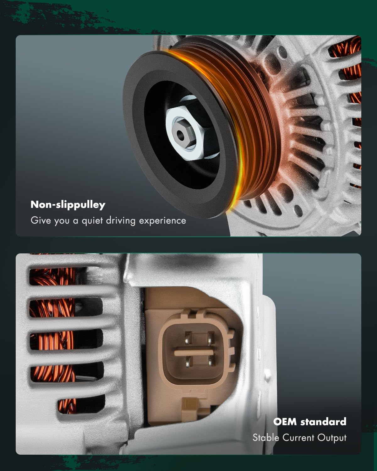 SCITOO Alternators 11203 Compatible Fit for Toyota Auto and Light Truck Yaris 2006 2007 2008 2009 2010 2011 2012 2013 2014 1.5L