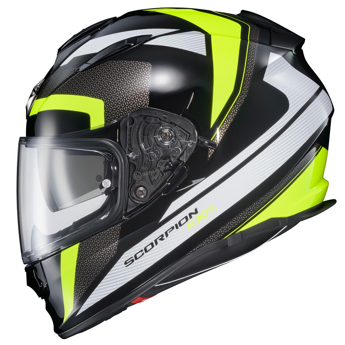 ScorpionEXO Ryzer Full Face Motorcycle Helmet with Pinlock Ready Shield with Integrated Speaker Pockets DOT ECE Approved Evoluti