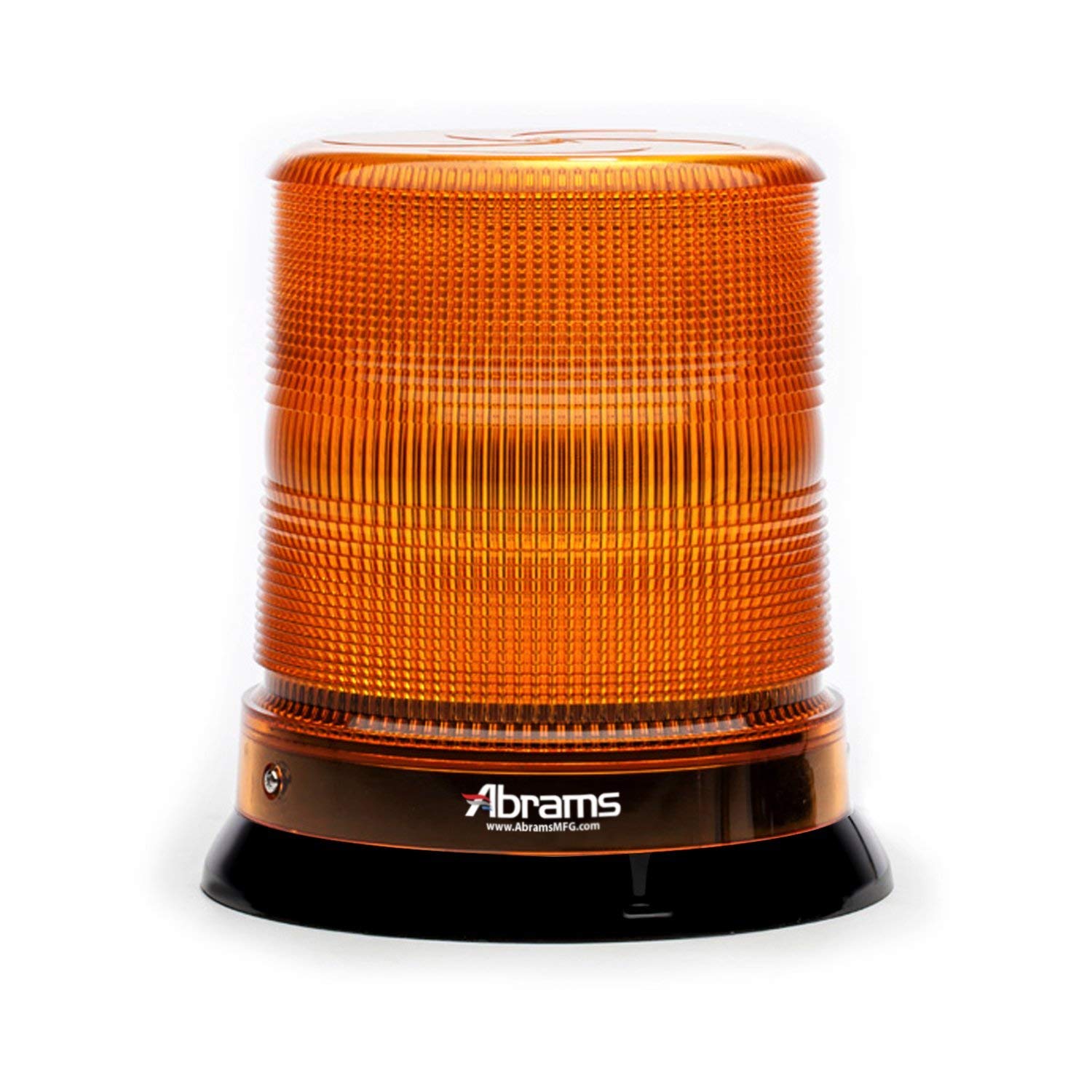 Abrams 7 Inch StarEye LED Beacon Dome [12 LED] [36W] Roof Top Permanent Mount [SAE Class-1] [30+ Flash Patterns] [IP67] Construc