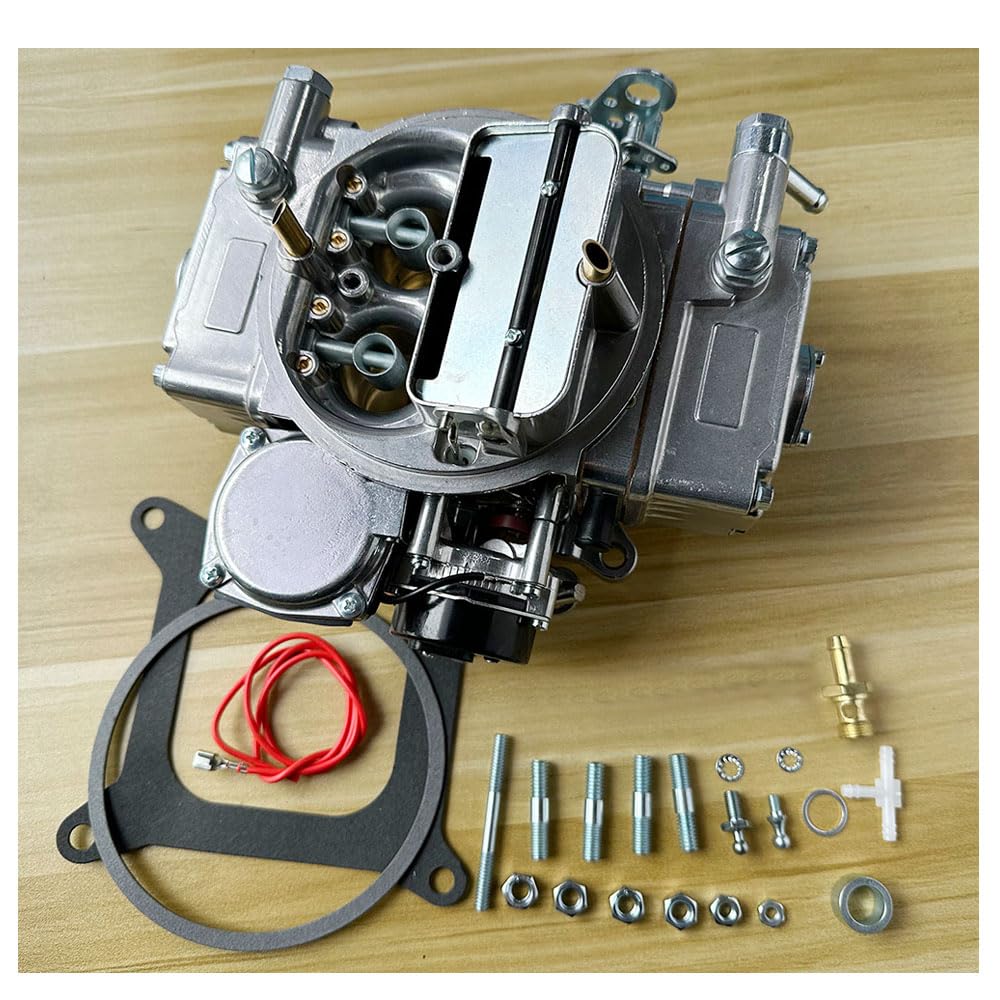 600Cfm 4 Barrel Carburetor Repalce Holley 4160 Street Warrior Electric Choke 0-80457S For 1967-1989 Buick Chev-*Ry Chry-*Sler Dod-*Ge Fo-*Rd Mercury Oldsmobile V8 Engings