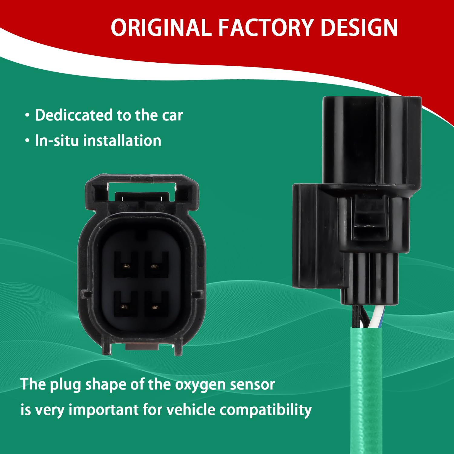 Necatuo 234-9091 Upstream O2 Oxygen Sensor Heated Air Fuel Ratio Compatible With Acura Tsx Accord Crv 2.4L L4 For 36531-R40-A01