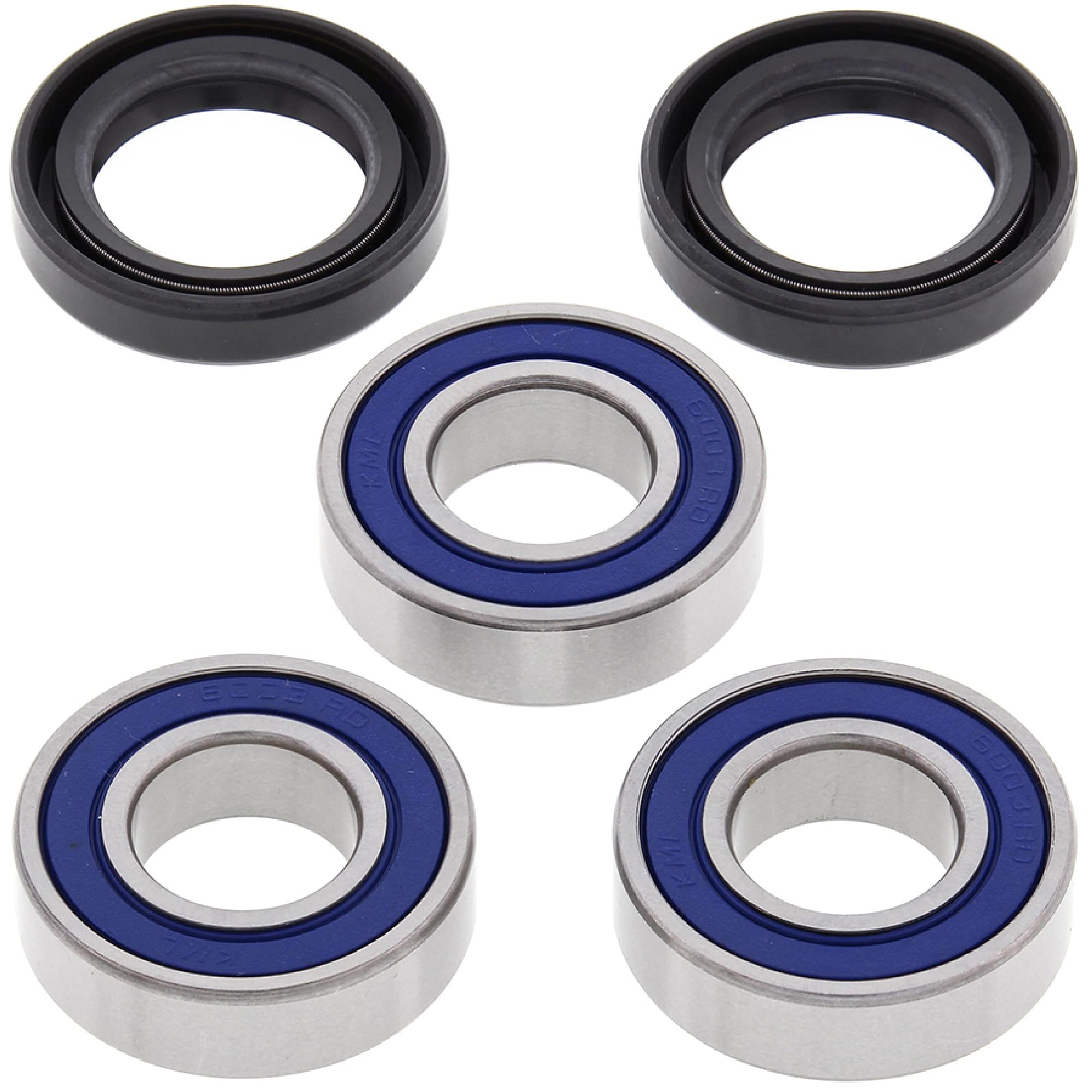 All Balls Racing 25-1540 Wheel Bearing Kit Rear Compatible with/Replacement For Honda CRF150R 2007-2022, CRF150RB 2007-2022