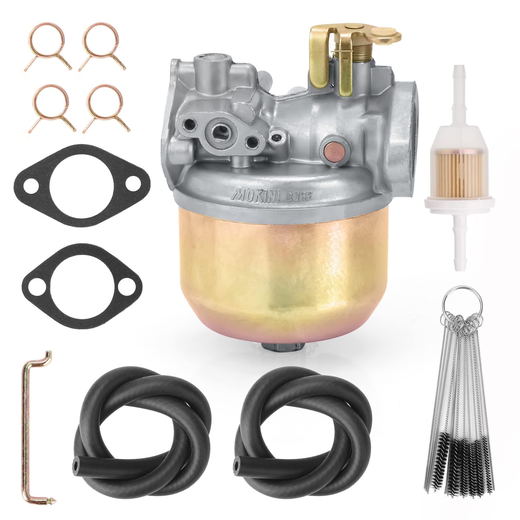 10L0L Carburetor Kit for Club Car DS Golf Cart Gas 1984-1991 Kawasaki 341cc Side Valve Engines OEM 1014541 1012508
