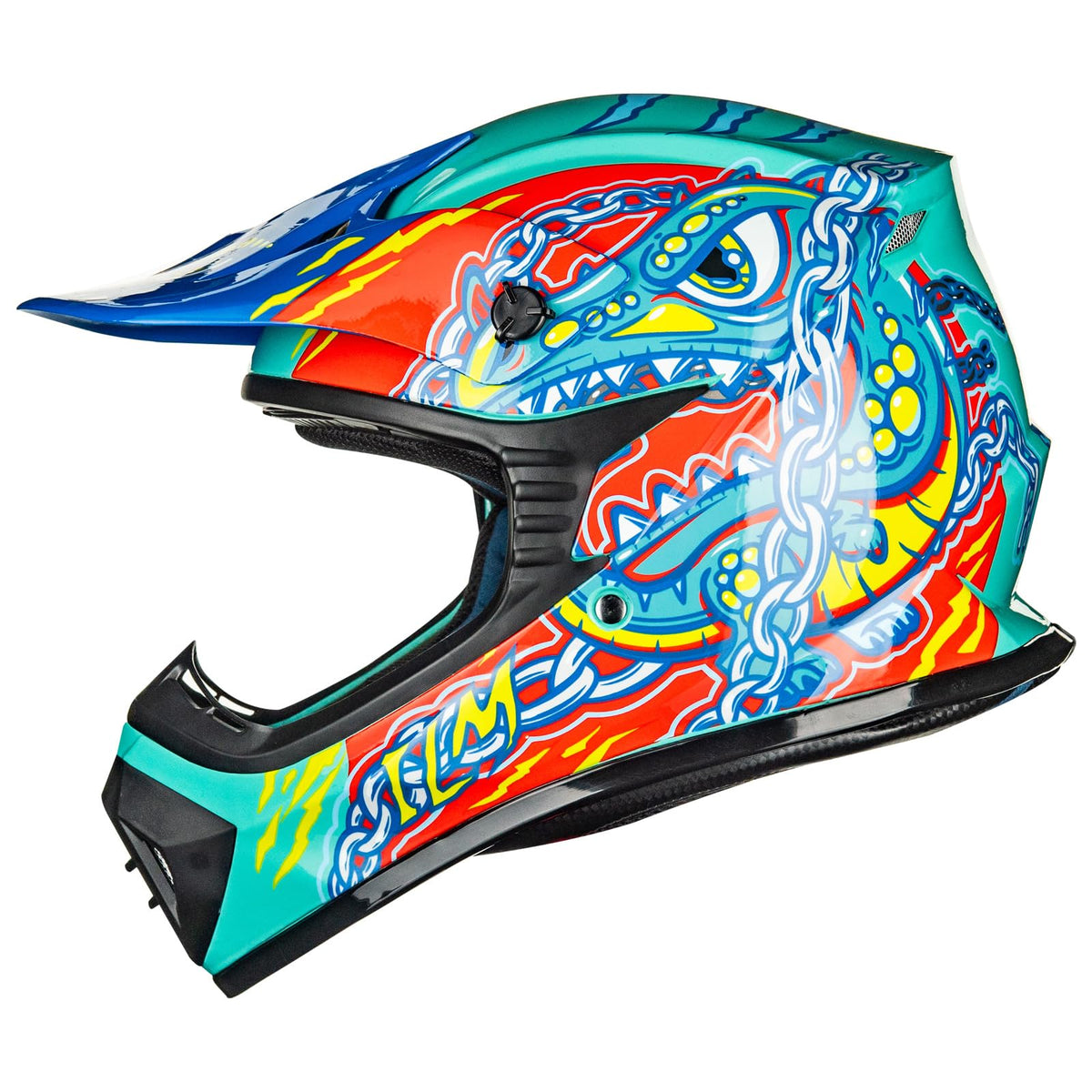 cr motorcycle helmet ILM Youth & Kids Dirt Bike Helmets Motocross ATV Dirtbike BMX MX Offroad Full Face Motorcycle Helmet, DOT Approved Model 128YS (