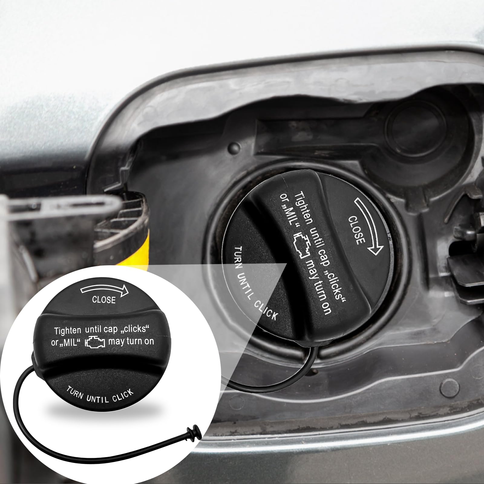 16117222391 Gas Cap for BMW Mini Cooper 320i 325i 328i 328xi 330i 330xi 335i 525i 528i 530i 535i 750i X1 X3 X5 Z4 M3 E39 E46 E60