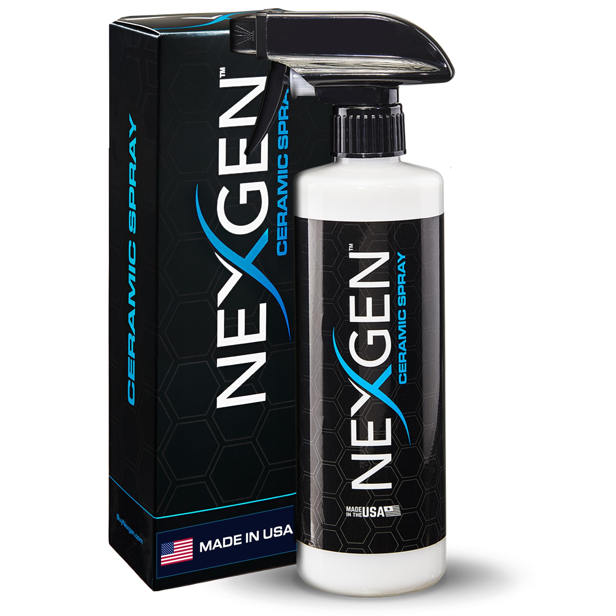 Nexgen Ceramic Spray - Professional-Grade Sealant for Cars, RVs & More - 16oz Clear Plastic Coating
