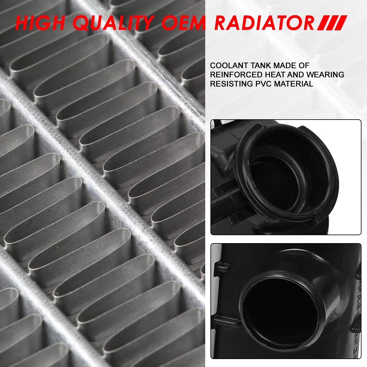 Auto Dynasty Radiator Compatible With 94-95 Chevy S10 Pickup Blazer Gmc Jimmy Sonoma 4.3L Mt, Dpi 1532 Factory Style 1-Row Cooli
