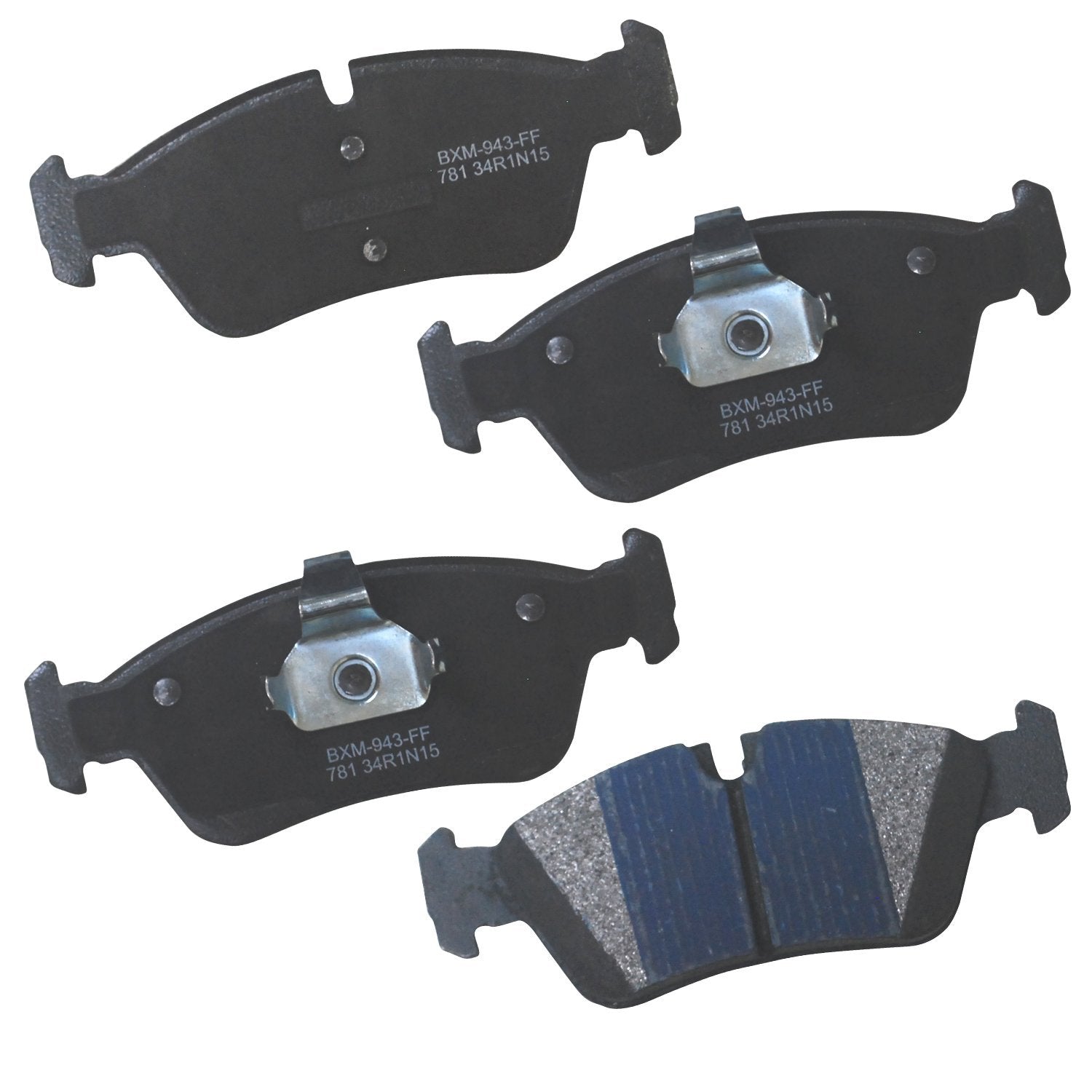 Bendix Premium Sbm781 Semi-Metallic Front Brake Pads For Select Models Bmw 318I, 318Is, 318Ti, 320I, 323Ci, 323I, 323Is, 323Ti,
