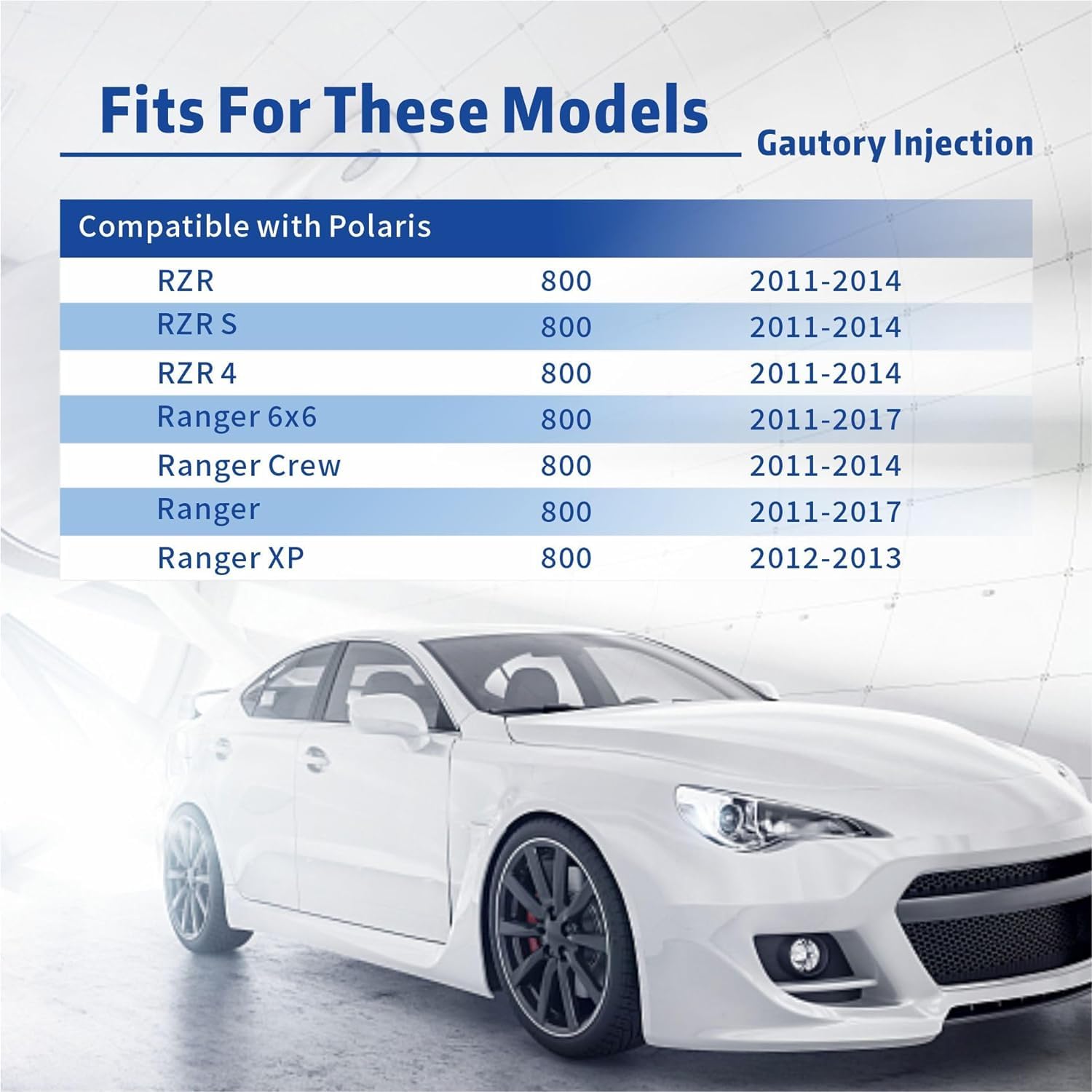Fuel Injector Harness Set Fit for Polaris Ranger 800, Ranger Crew 800, Ranger XP 800, RZR 800 Replace 0280158197 1204318 1204319
