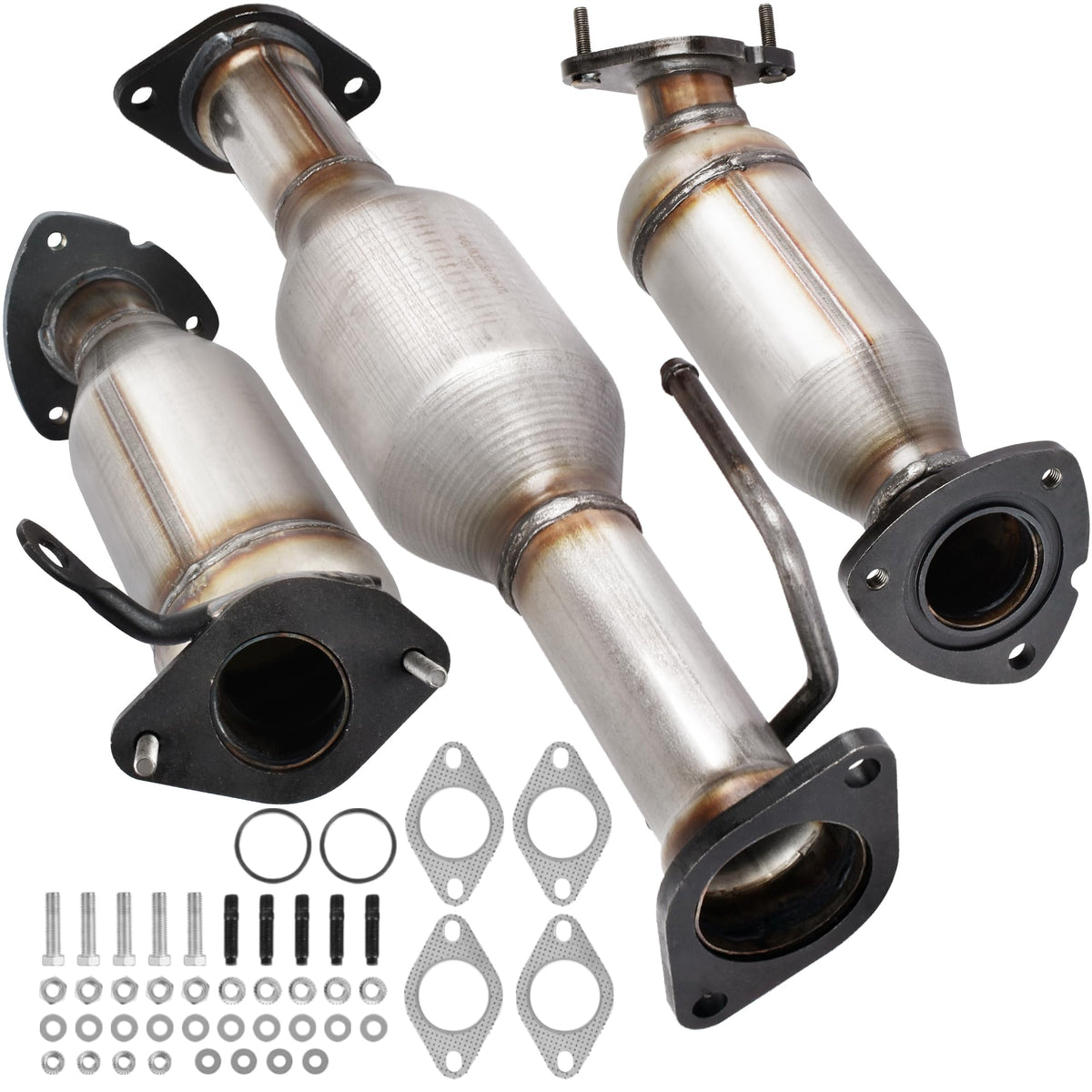 KLN Catalytic Converter Kit Direct-Fit for Buick Enclave 2008-2017, Fit for Chevy Traverse 2009-2017, Fit for GMC Acadia 2007-20