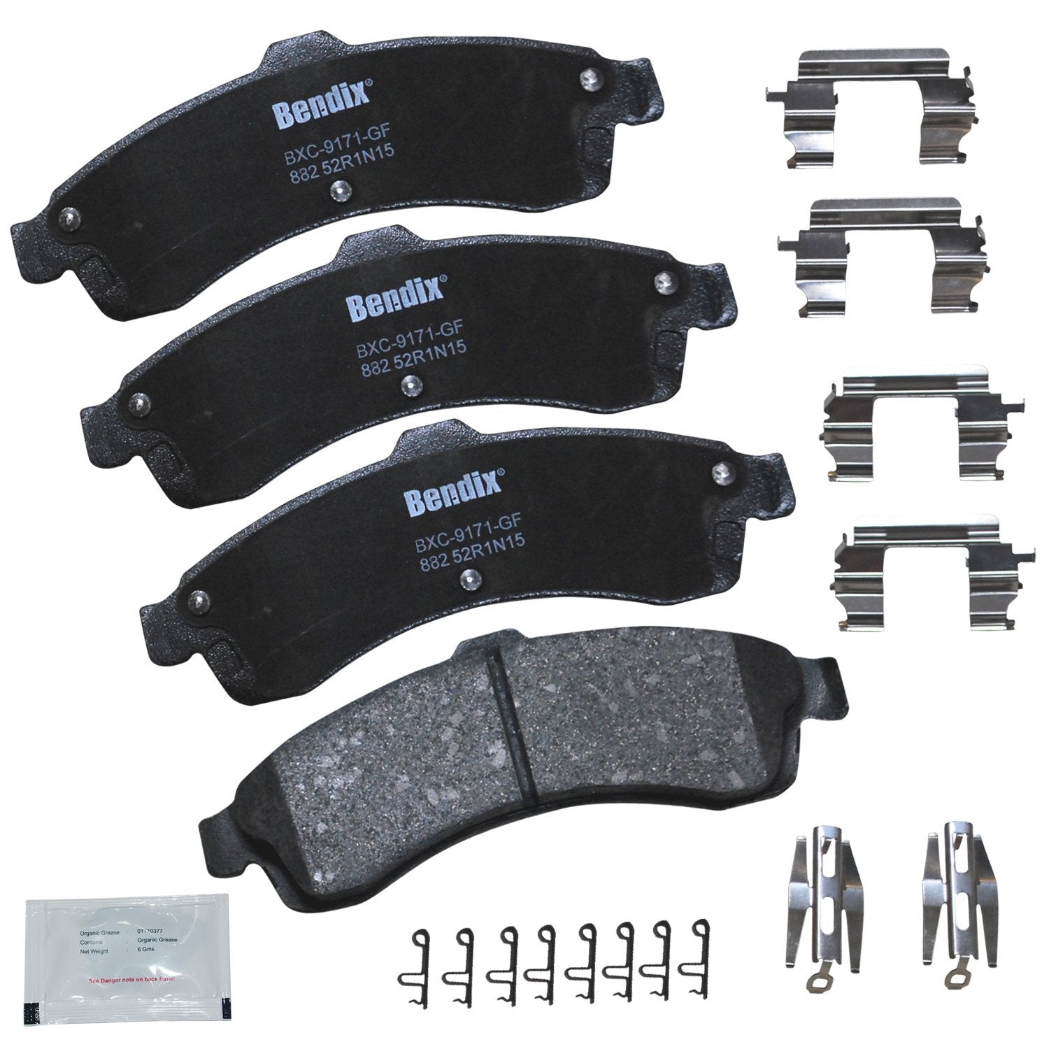Bendix Priority1 Cfc882 Ceramic Front Brake Pads For Select Models Buick Rainier, Chevrolet Ssr, Trailblazer, Trailblazer Ext, G