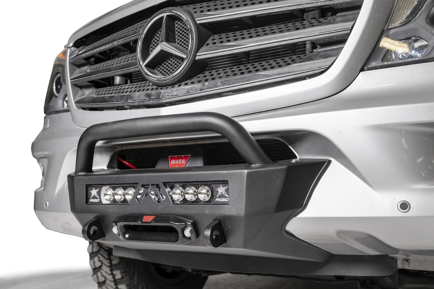 Fab Fours Mb17-N4652-1 Sh Winch Mount Fits 17-20 Mercedes-Benz Sprinter 2500 - W/Pre-Runner Guard