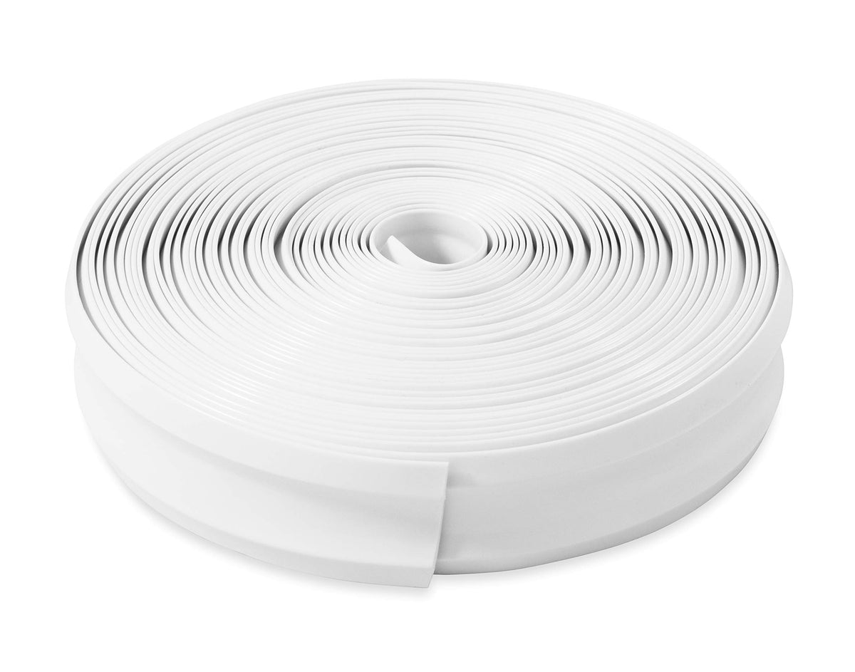 Camco 25103 Vinyl Trim Insert (1'' X 25', White)