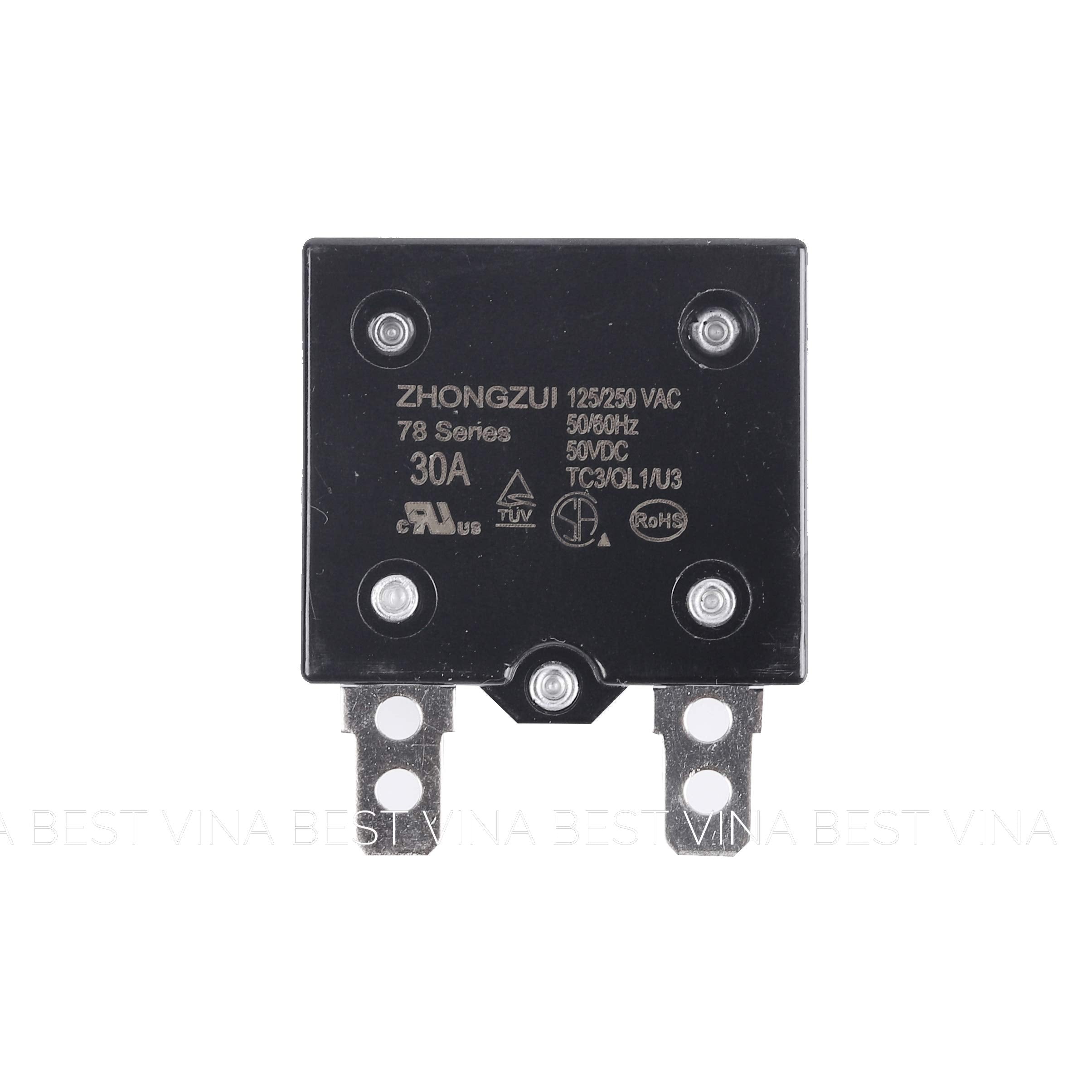 30A Circuit Breaker Auto Reset Overload Protector Fuse For Children Ride On Car Accessories