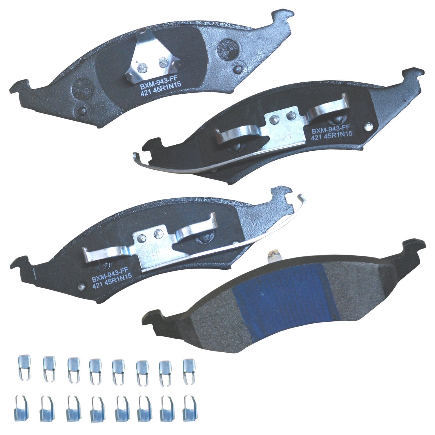 Bendix Premium Sbm421 Semi-Metallic Front Brake Pads For Ford Taurus 1993-1986, Lincoln Continental 1992-1988, Mercury Sable 199