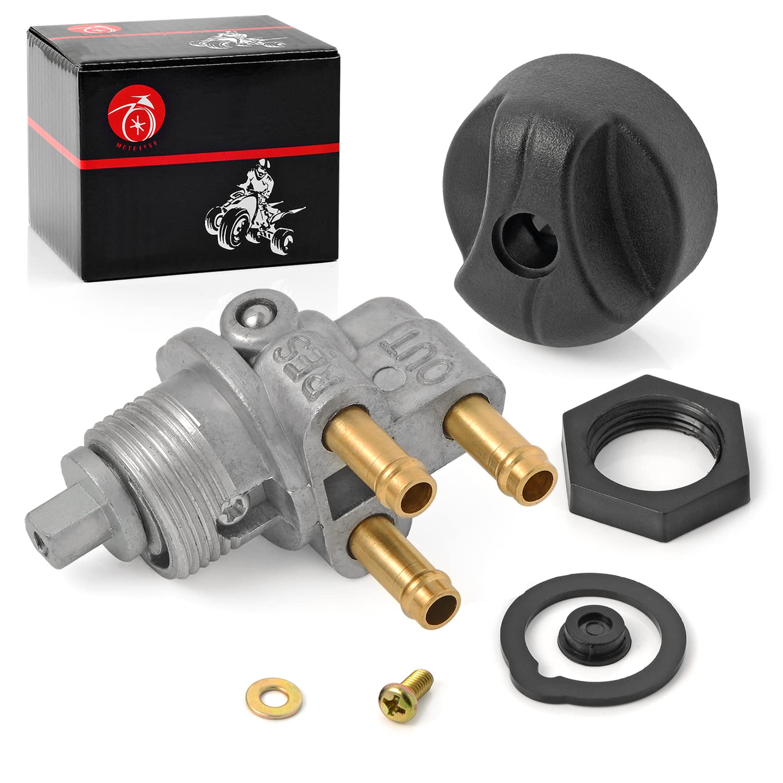 Fuel Valve Petcock 3 Way & Knob Nut Gasket For Sea Doo Gs Gsi Gsx Gt Gti Gts Gtx Hx Sp Spi Spx Xp 580 650 717 720 787 800 275500098