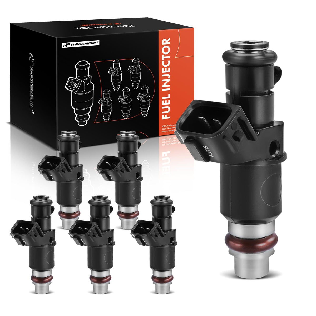 A-Premium Fuel Injectors Compatible with Honda Accord 2003-2007, Pilot 2005-2011, Odyssey 2005-2017, Ridgeline 2006-2014 & Acura
