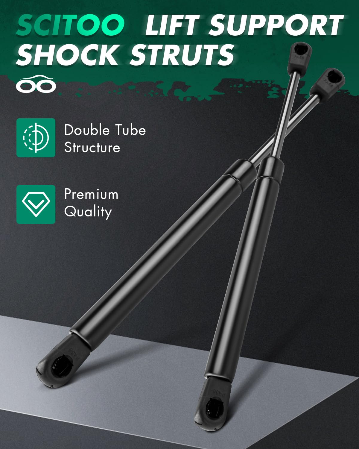 Scitoo Trunk Lift Supports Replacement Struts Gas Springs Shocks Fit For Ford Fusion 2006-2007,For Ford Gt 2005-2006,For Lincoln