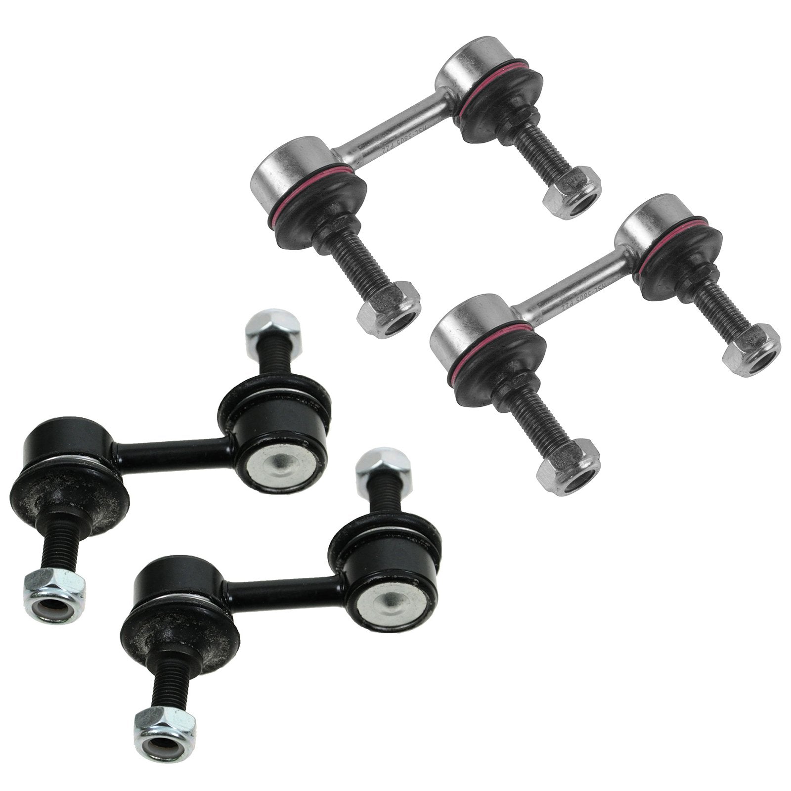 Trq Front & Rear Sway Bar Stabilizer Link Set Compatible With 2003-2008 Subaru Forester 2004-2007 Impreza