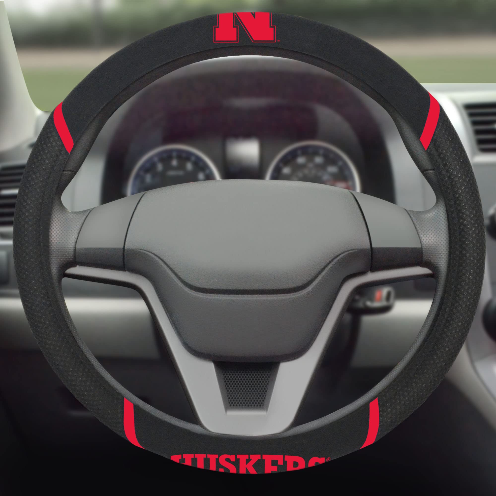 Nebraska Cornhuskers Steering Wheel Cover Fanmats - Special Order