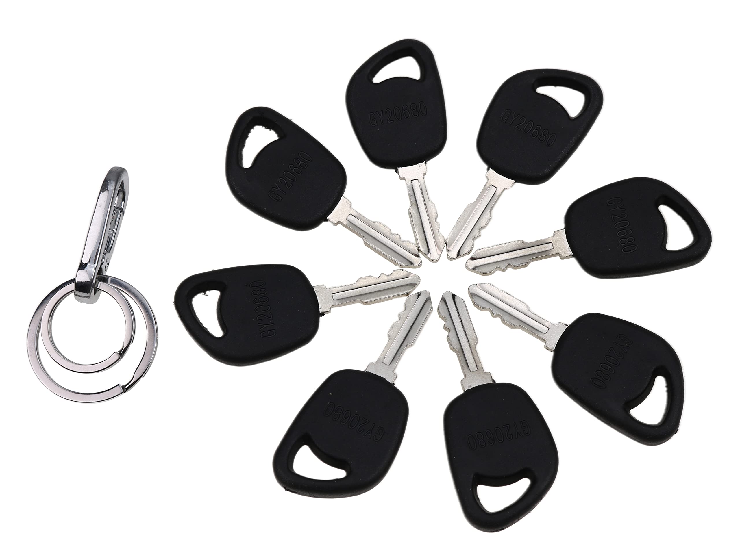 Jeenda (2) Ignition Keys Gy20680 Lva17264 For John Deere 100 La Lt Sst X Series 1026R L100 L110 L108 L111 L118 L120 L130 La125 La130 La135 Lt150 Lt155 D110 1023E 1025R 1026R 2025R 2026R 3025E