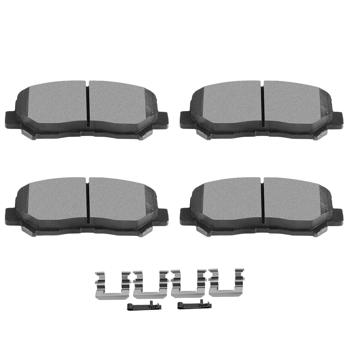 Semi-Metal Brake Pads Kits, D1640 Scitoo 4Pcs Front Brakes Pads Set Fit For Chrysler 200 2015-2016,For Dodge Dart 2013-2016,For