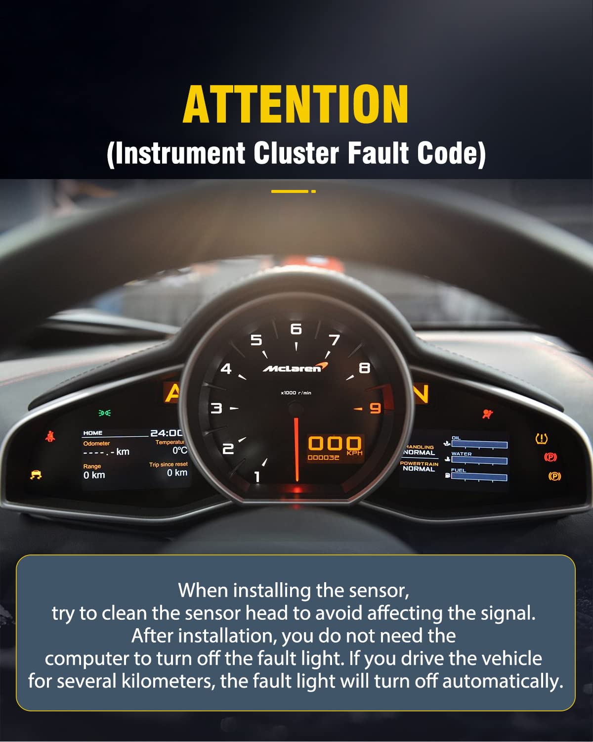 OCPTY ABS Sensor Left+Right+Rear ABS Wheel Speed Sensor ALS1858 5S11030 fit for 2008-2014 for Mercedes-Benz C300, 2008-2015 for Mercedes-Benz C350, 2008-2015 Benz C63 AMG, 2012-2015 Benz C250