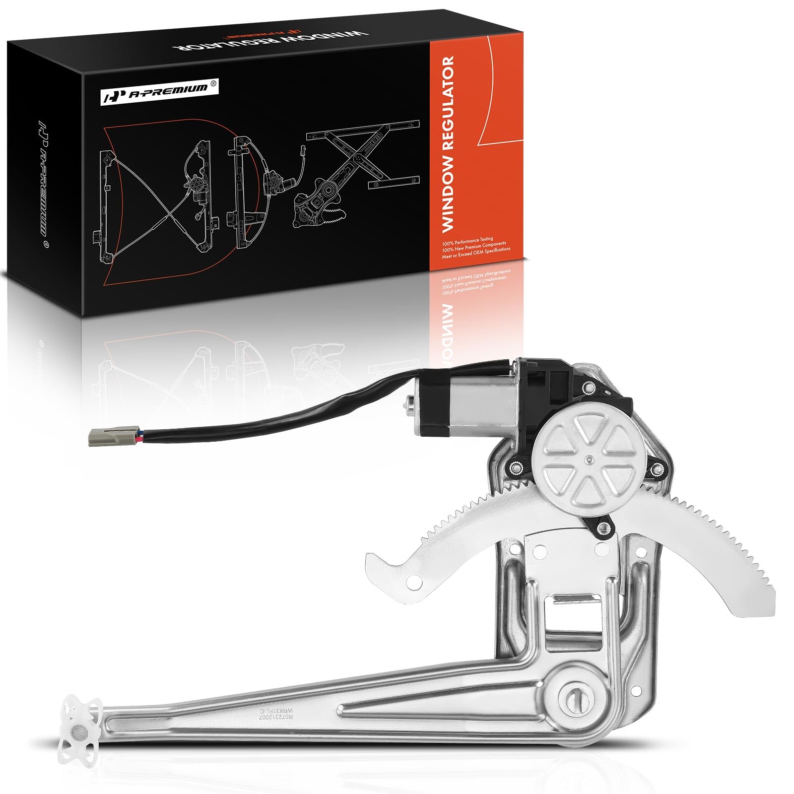 A-Premium Power Window Regulator With Motor Compatible With Ford Ranger 1993-2011 Front Driver Side