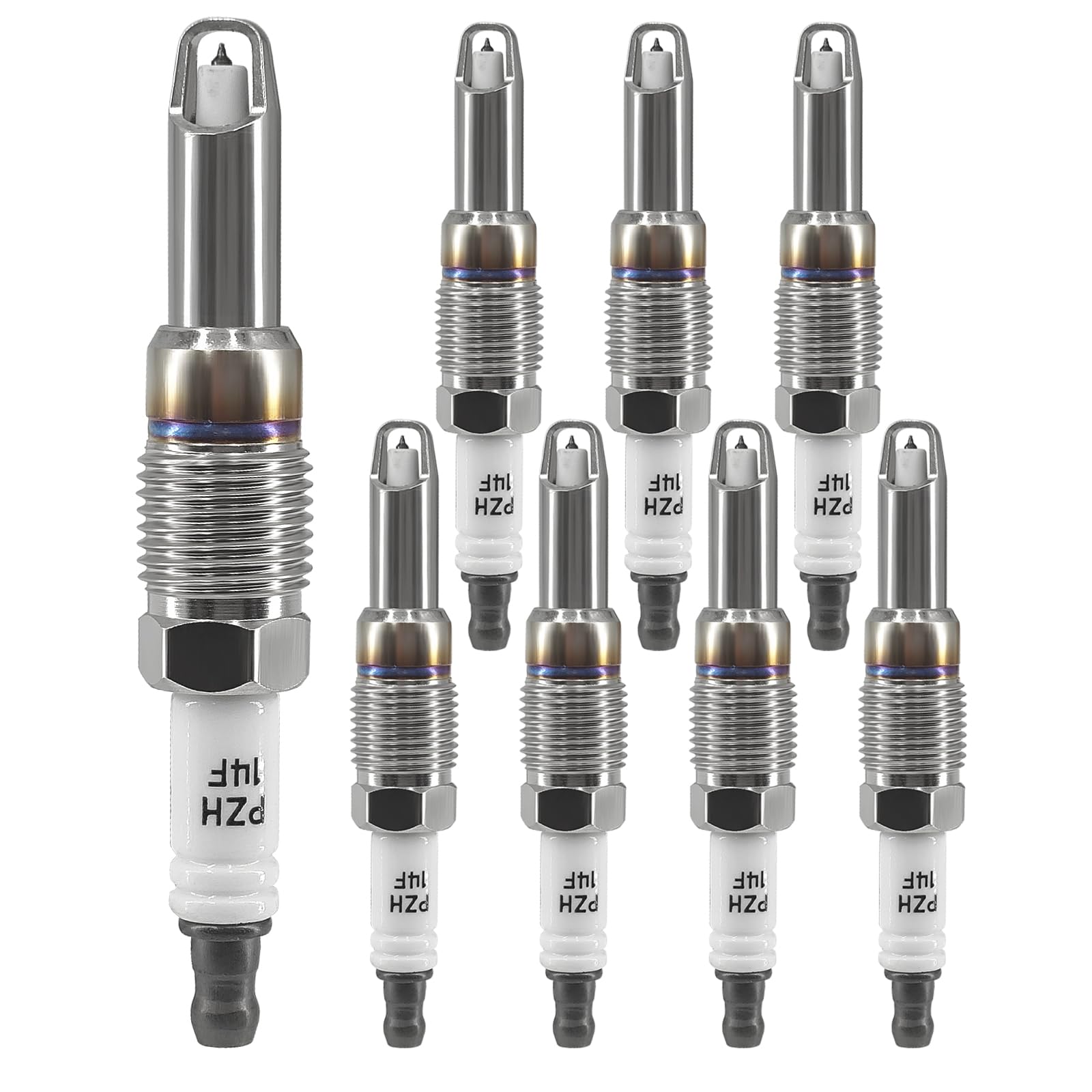 Oyeauto Set Of 8 Iridium Spark Plugs Sp515 Compatible With Ford F-150 1997-2010,Expedition 1997-2014,F-250 F-350 Super Duty 1999