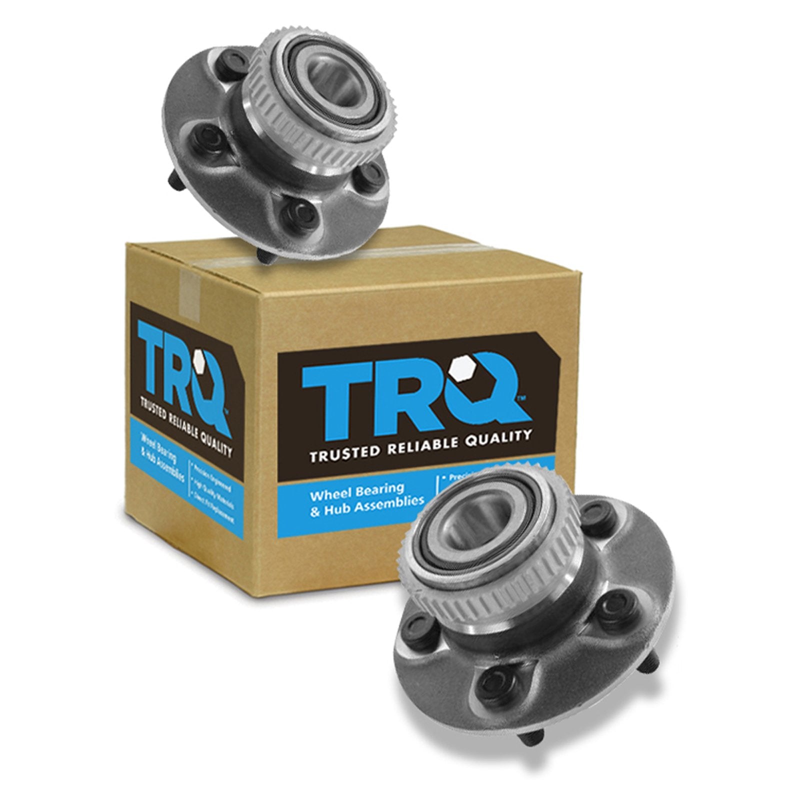 Trq Rear Wheel Hub Bearings Assembly Set Compatible With 2001-2002 Chrysler Pt Cruiser