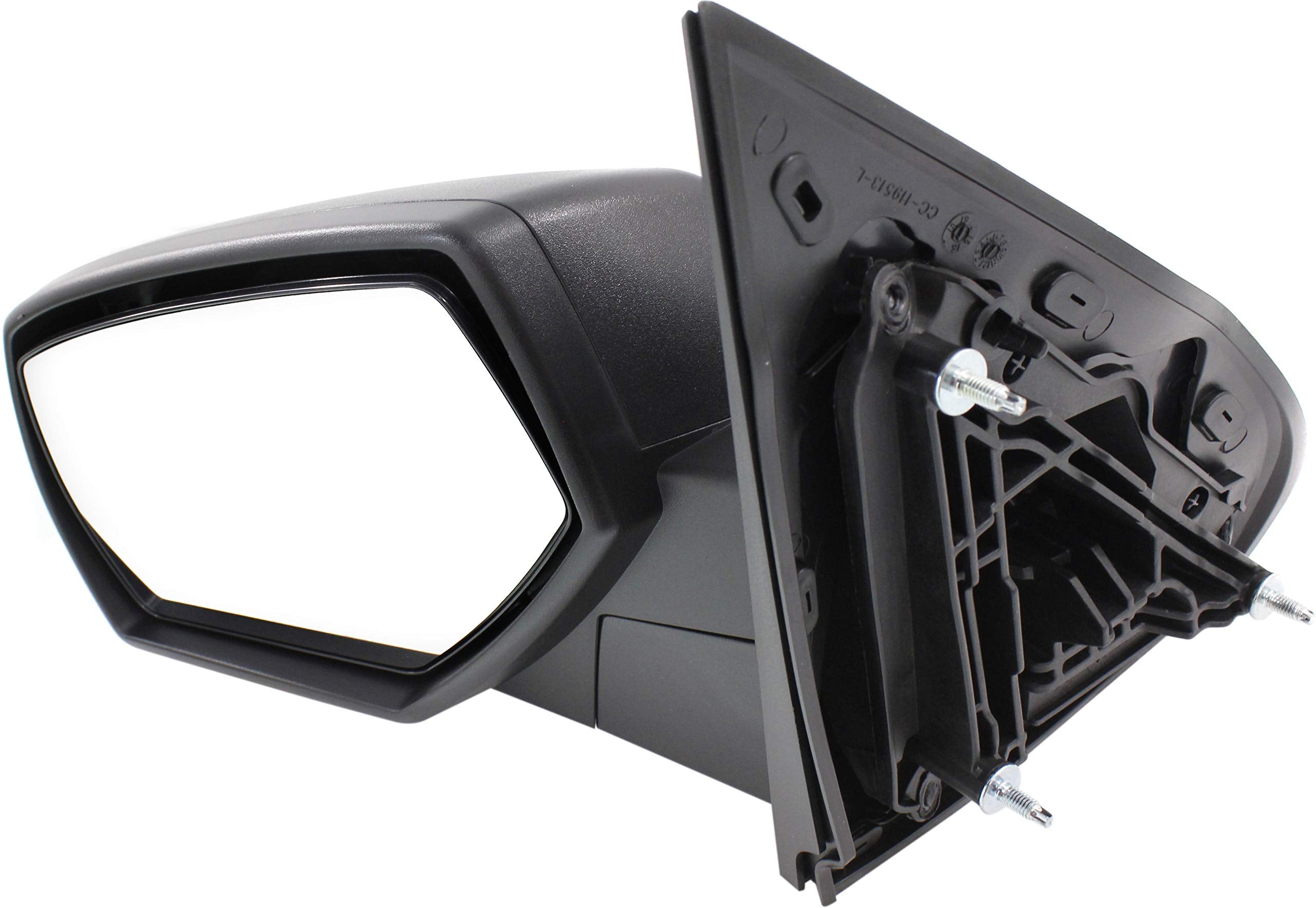 Kool Vue Driver Side Non-Electric Mirror for Chevrolet Silverado 1500 GMC Sierra 1500 2014-2018 Manual Fold Without Signal Light, Blind Spot Monitor, Memory & Puddle Lamp Textured