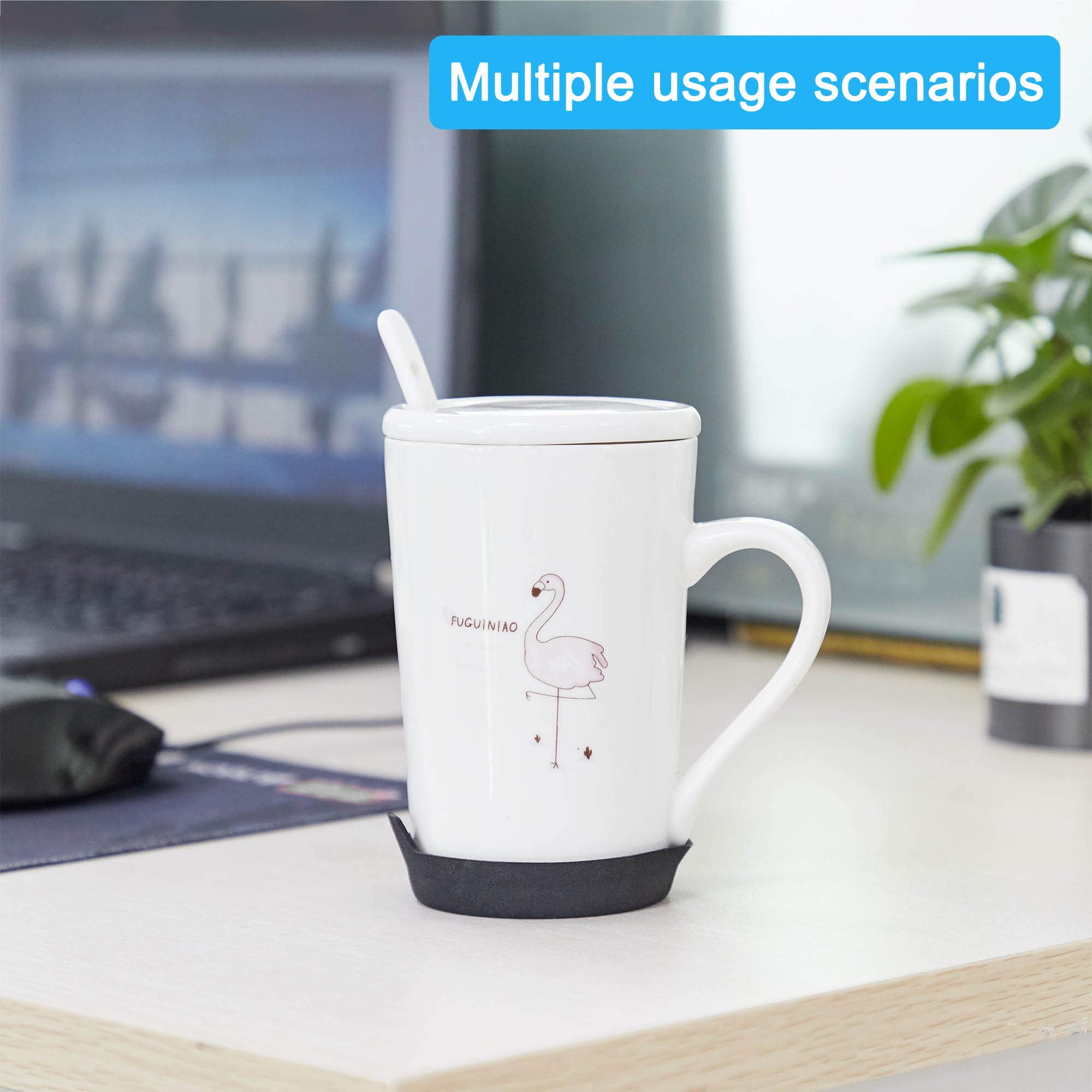 Winka Car Cup Holder Coasters, Universal Silicone Coasters For Cup Holders, Vehicle Cup Holder Coasters 4 Pcs