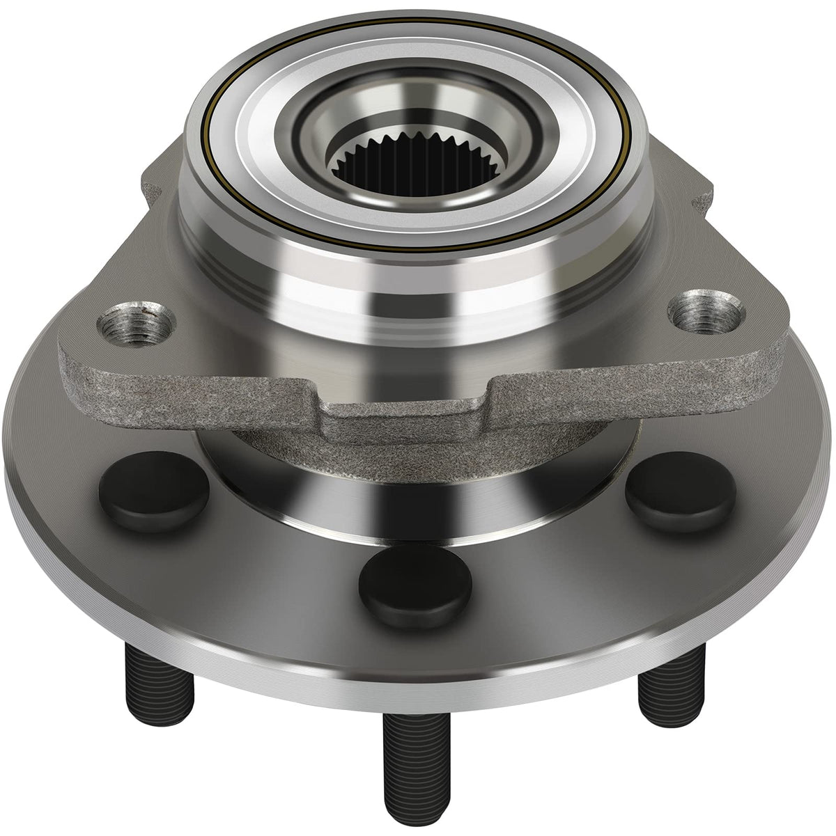 ECCPP Wheel Hub and Bearing Assembly Front 515007 fit 1997-2004 Dodge Dakota Durango 4WD Replacement for 6 lugs wheel hub no ABS