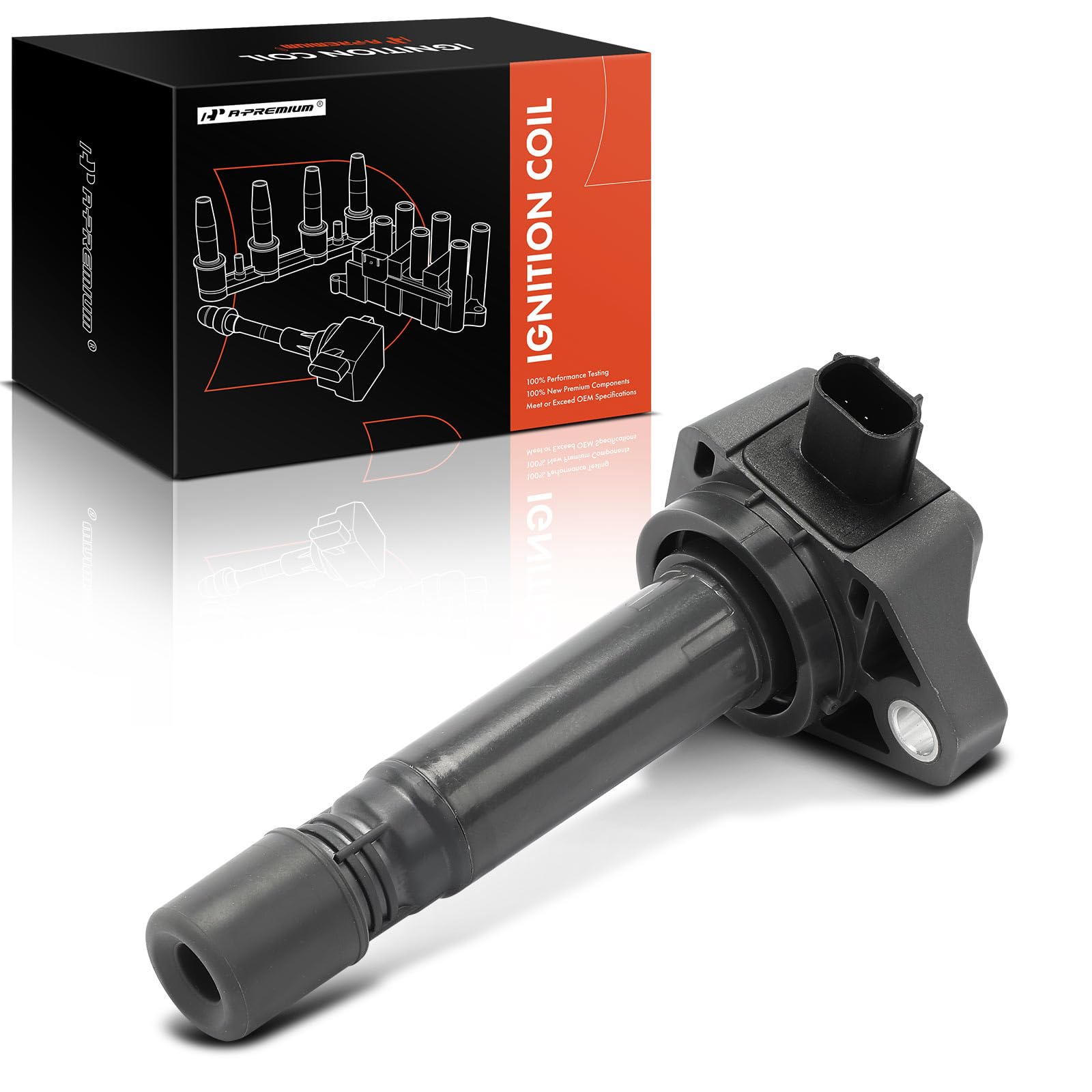 A-Premium Engine Ignition Coil Pack Compatible With Honda Civic 2006-2011 I4 1.8L, Replace# 30520Rnaa01, Uf-582