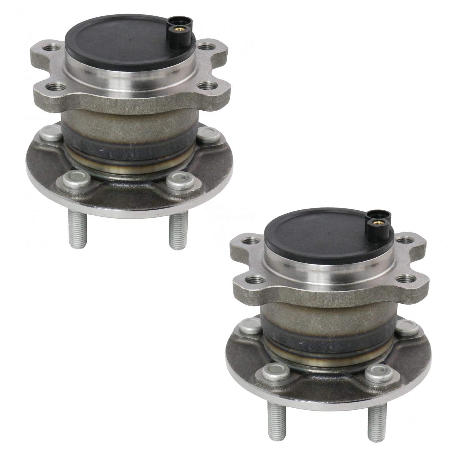 Trq Rear Wheel Hub Bearings Assembly Set Compatible With 2014-2018 Ford Transit Connect