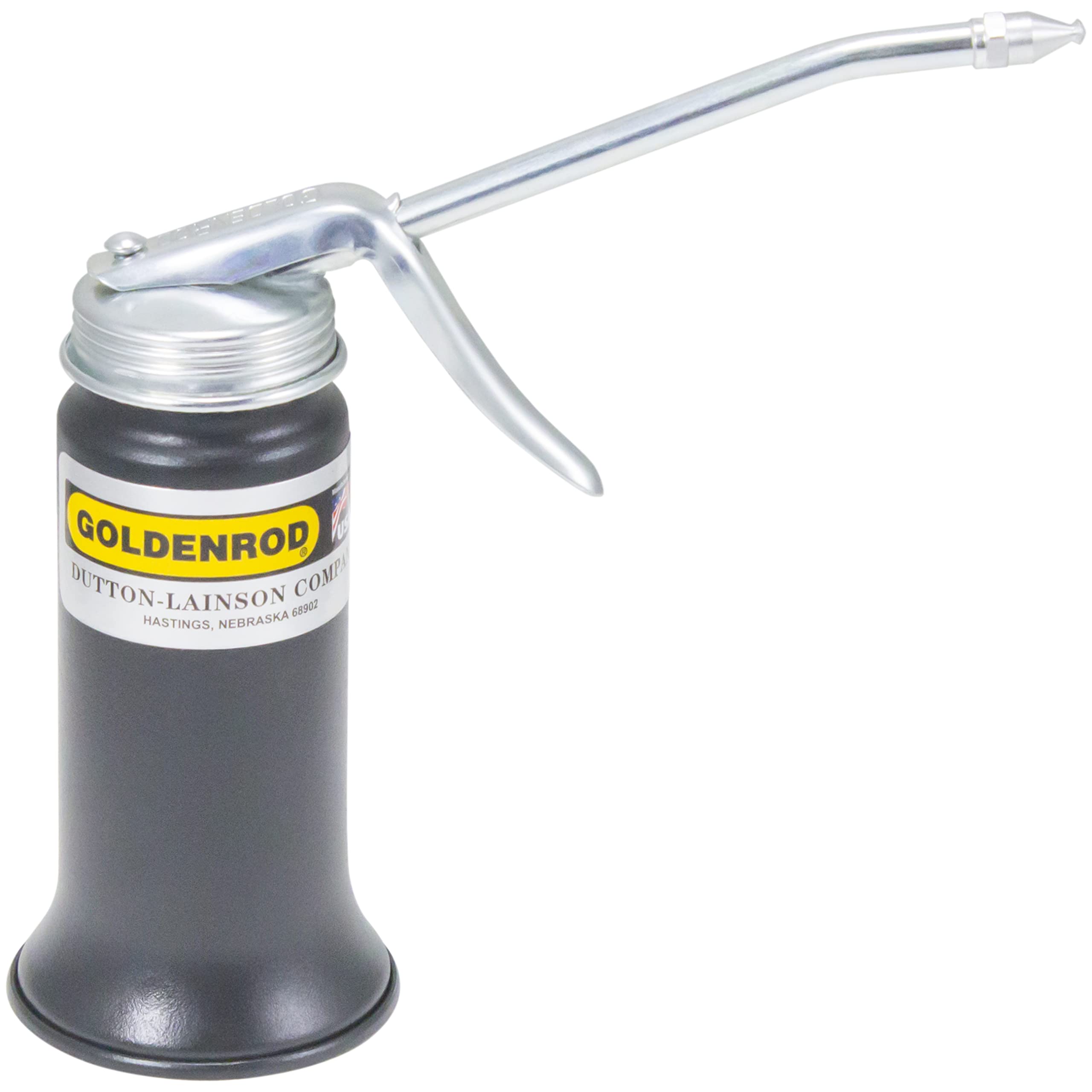Goldenrod 600 Pistol Pump Oiler with Straight Spout - 6 oz. Capacity