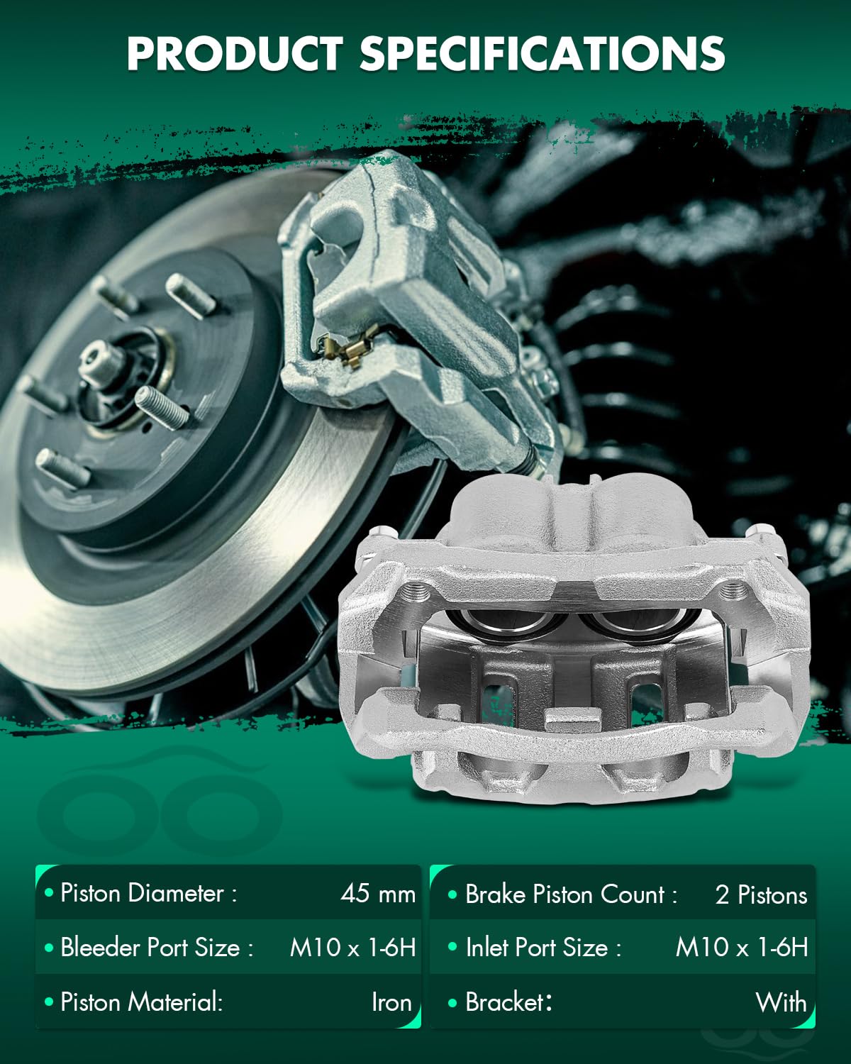 Scitoo 19B2959 Front Right Disc Brake Caliper Assembly W/Bracket For Acura For Rdx,For Honda For Accord Crosstour/For Crosstour/