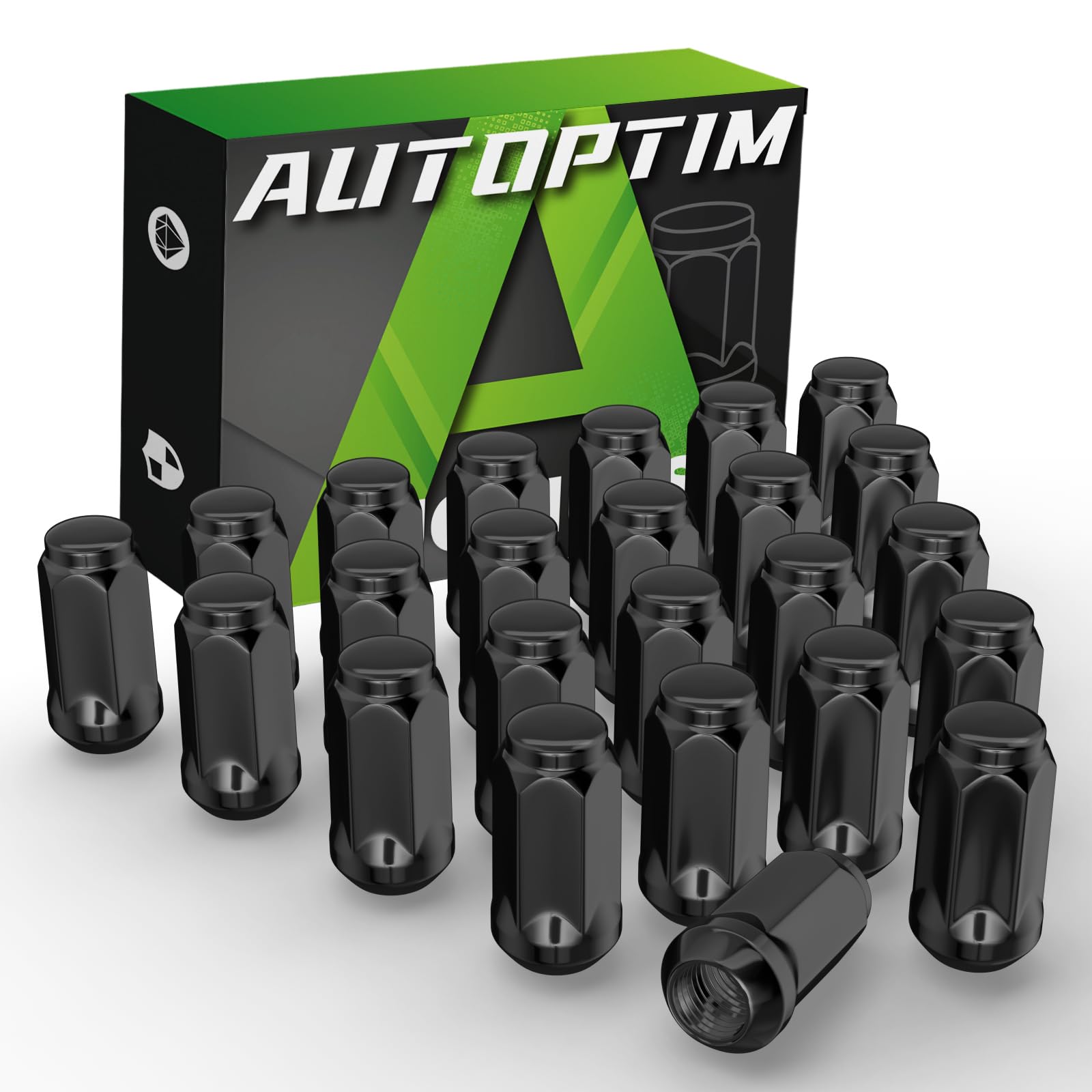 AUTOPTIM 9/16-18 Lug Nuts Replacement for 2005-2011 Dodge Dakota, 2004-2009 Durango, 2004-2009 RAM 1500, 1994-2010 RAM 2500, 200