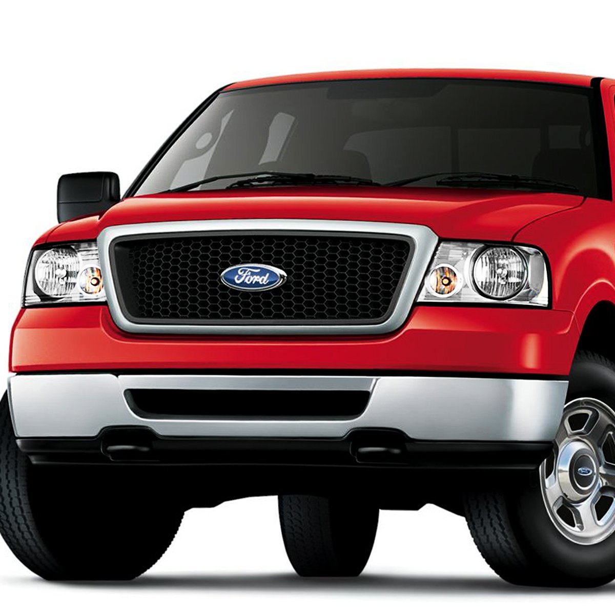 Dna Motoring Headlight Assembly Compatible With 2004-2008 F150 / 2006-2008 Mark Lt, Chrome Clear, Hl-Oh-F1504-Ch-Cl1