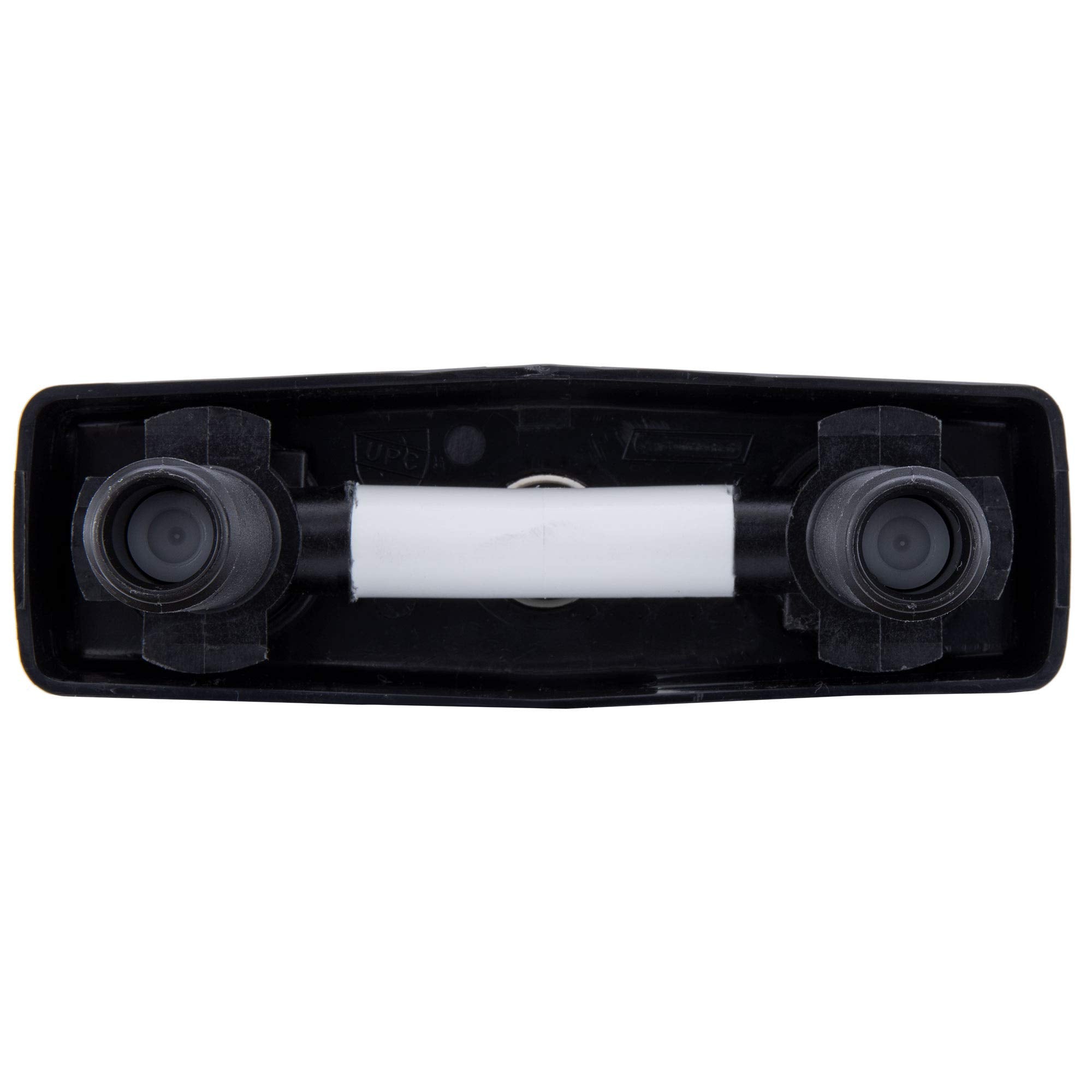 Recpro Rv Exterior Faucet Hot/Cold | High Pressure Sprayer | Metal | Optional Flex Spout | Rv Exterior Shower Faucet | Rv Exterior Sprayer Faucet (With Flex Spout, Black)