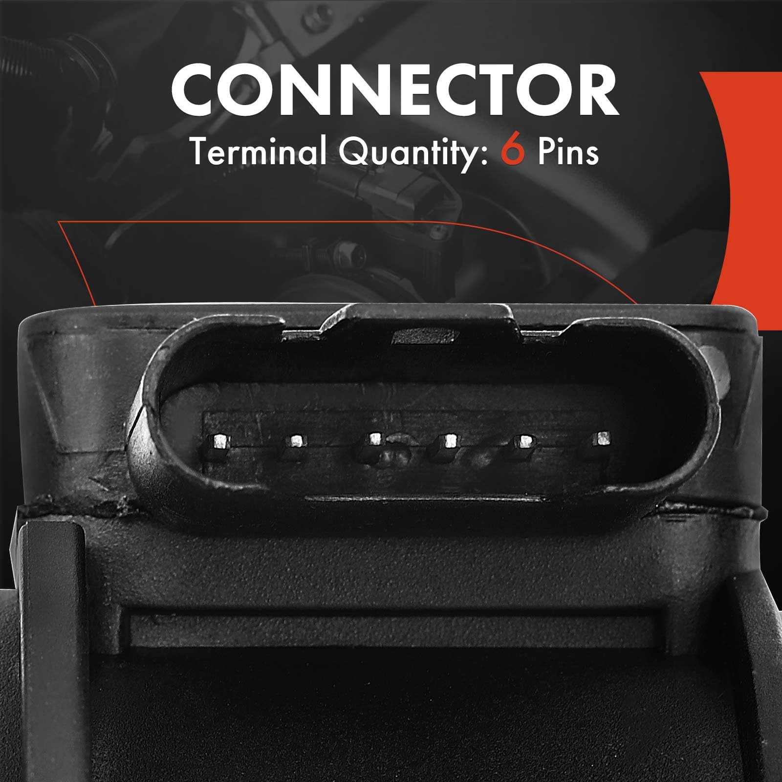 A-Premium Mass Air Flow Sensor Meter Maf (6-Pin) Compatible With Bmw 325Ci 03-05 (Engine M56), 330I 03-05, 330Ci 03-06 - (E46) 2