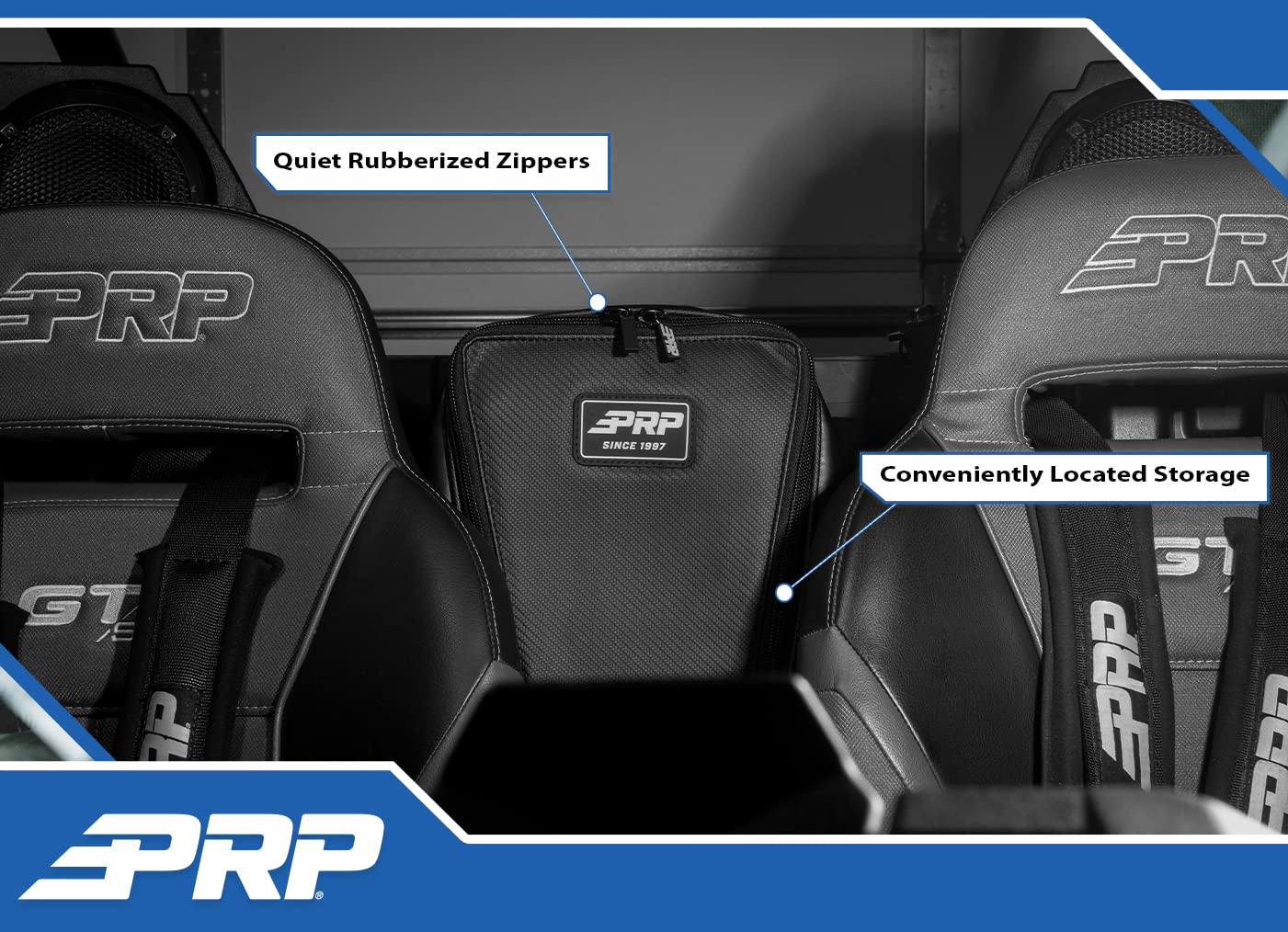 Prp Seats E94-210 Black Center Bag For Polaris Rzr Pro Xp