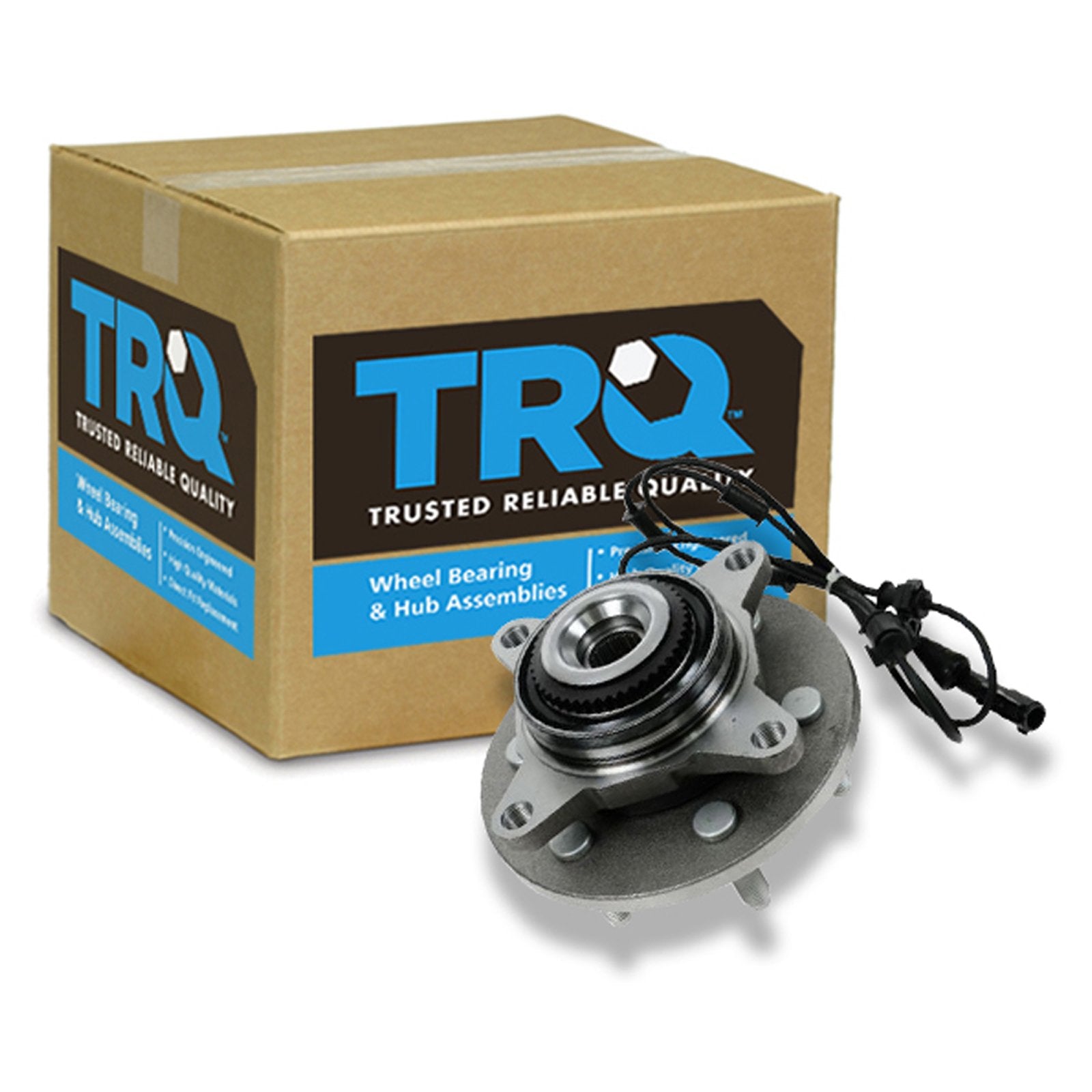 Trq Front Wheel Bearing & Hub Assembly With Abs Sensor Compatible With 2000-2006 Ford Expedition Lincoln Navigator