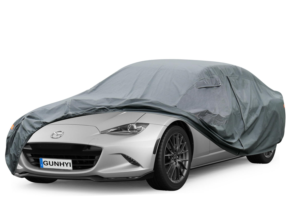 Gunhyi 16 Layers Car Cover Waterproof All Weather, Heavy Duty Full Exterior Cover Universal Fit Coupe Dodge Challenger/Charger, 