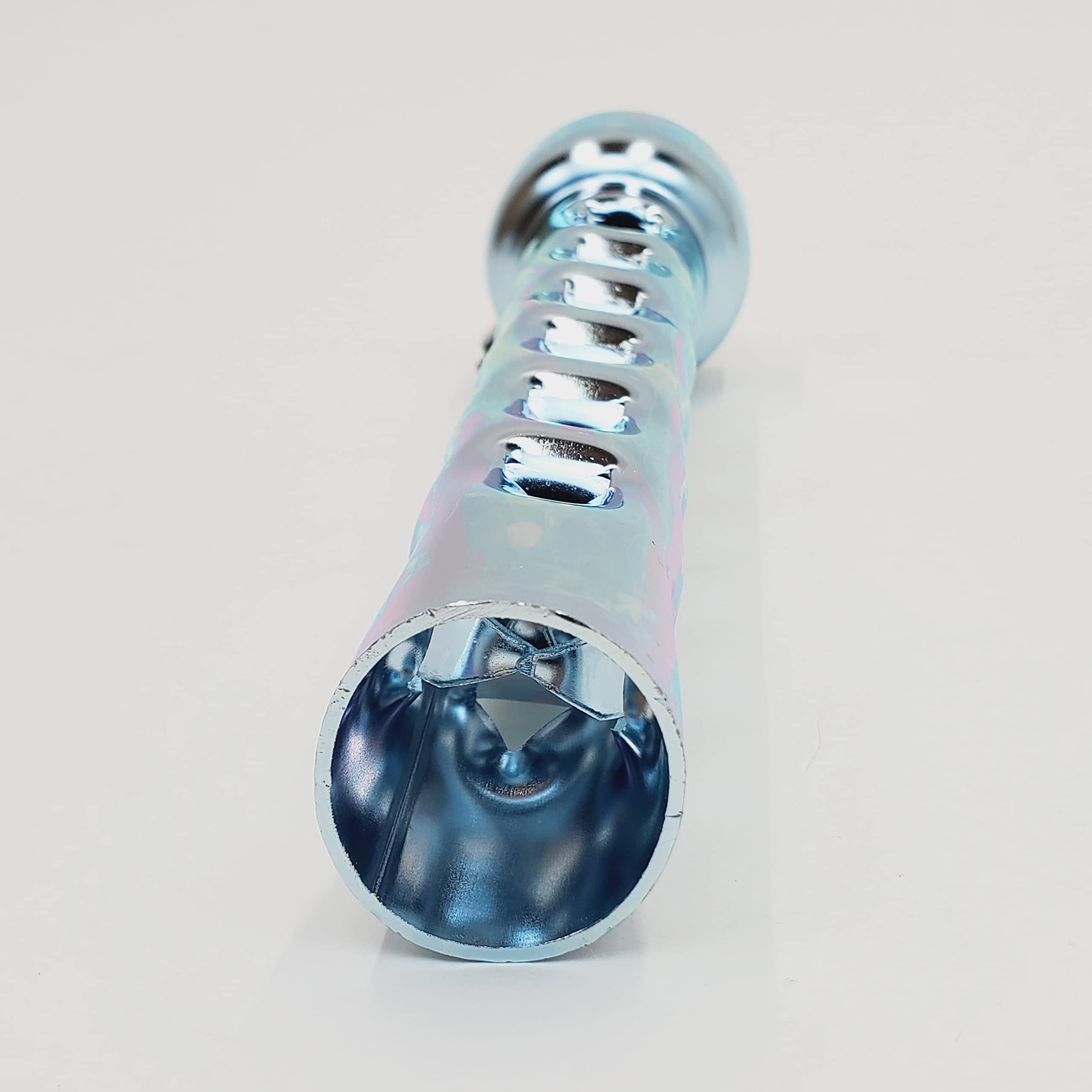 8    Long Exhaust Baffles For 2'' Od Exhaust Pipes & Mufflers - Noise Reducer/Silencer - Sold As A Pair W/Mounting Nut & Bolt -