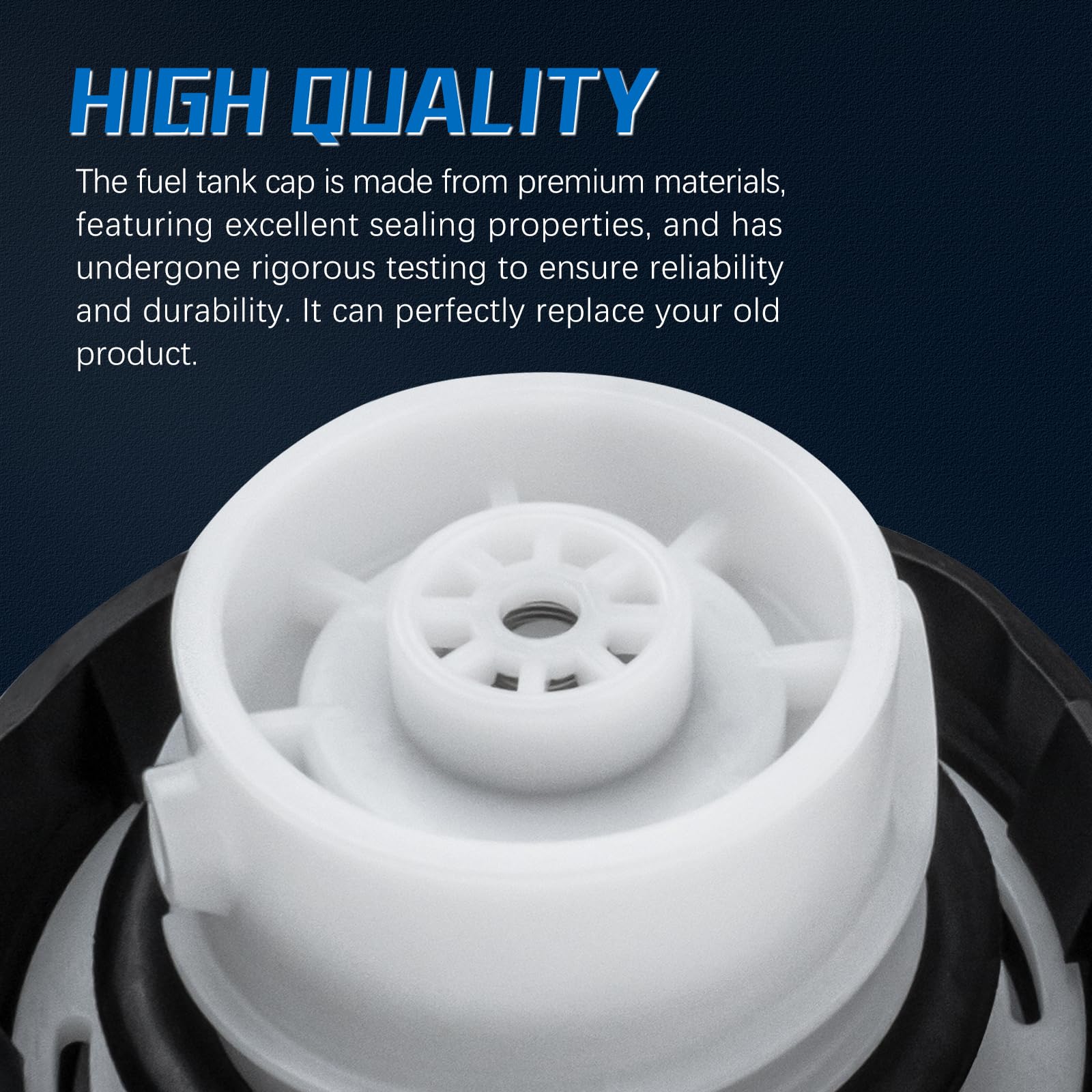 52030377Ab Gas Cap Fuel Cap For 1998-2021 Jeep Dodge Ram Chrysler,Wrangler Jk/Tj,Liberty,Challenger,Grand Cherokee,Town And Coun